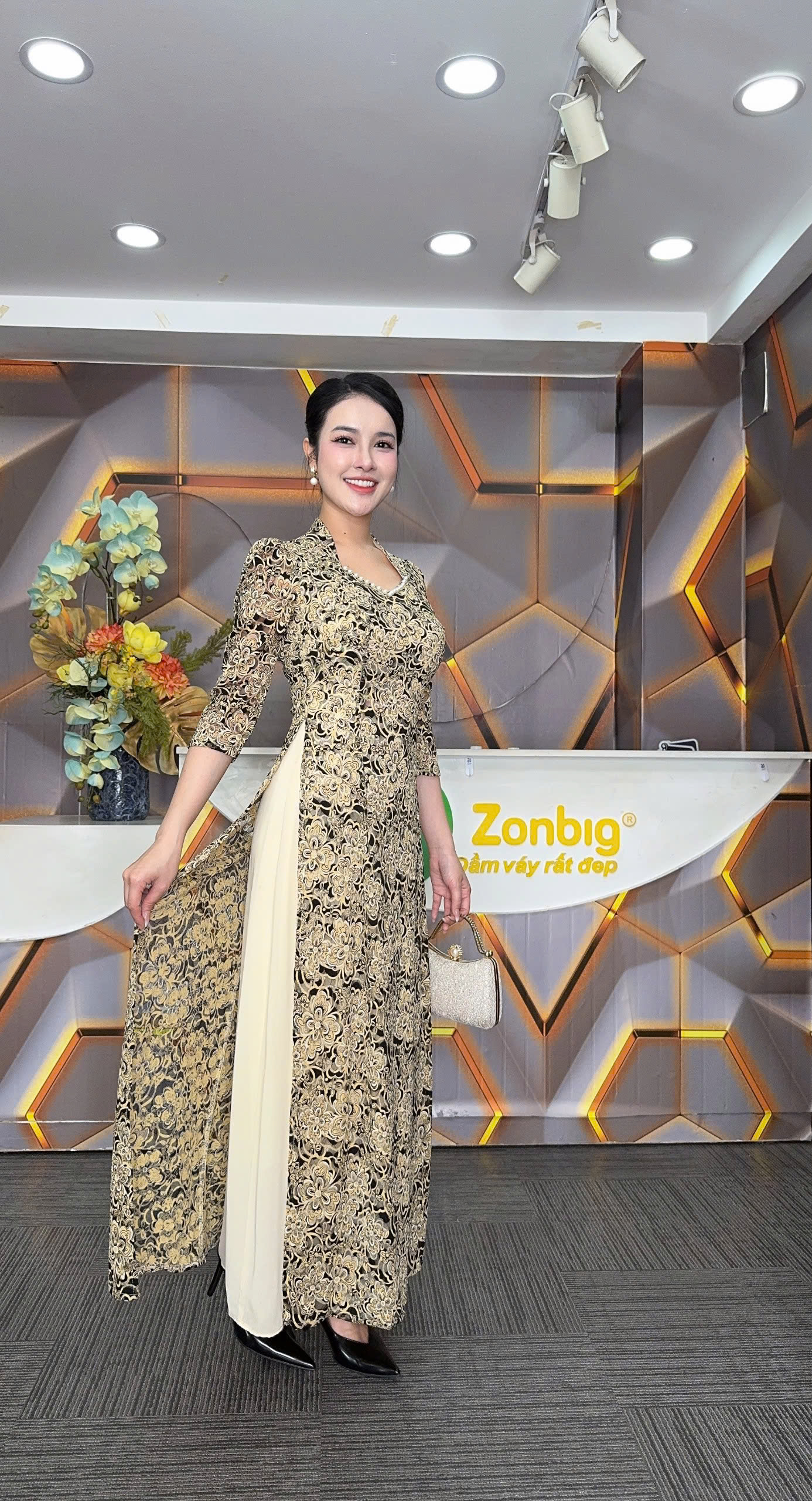 Đầm giả áo dài - Y1902 - Thương hiệu Zonbig_thumbnail_6