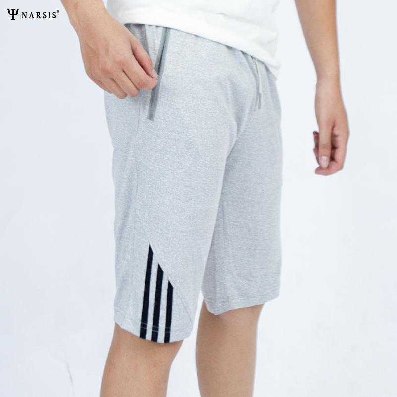 QUẦN ĐÙI NAM GHI SÁNG NARSIS CHẤT LIỆU COTTON CẠP CHUN CO GIÃN THOẢI MÁI S23019 NARSIS CHẤT LIỆU ..._thumbnail_3