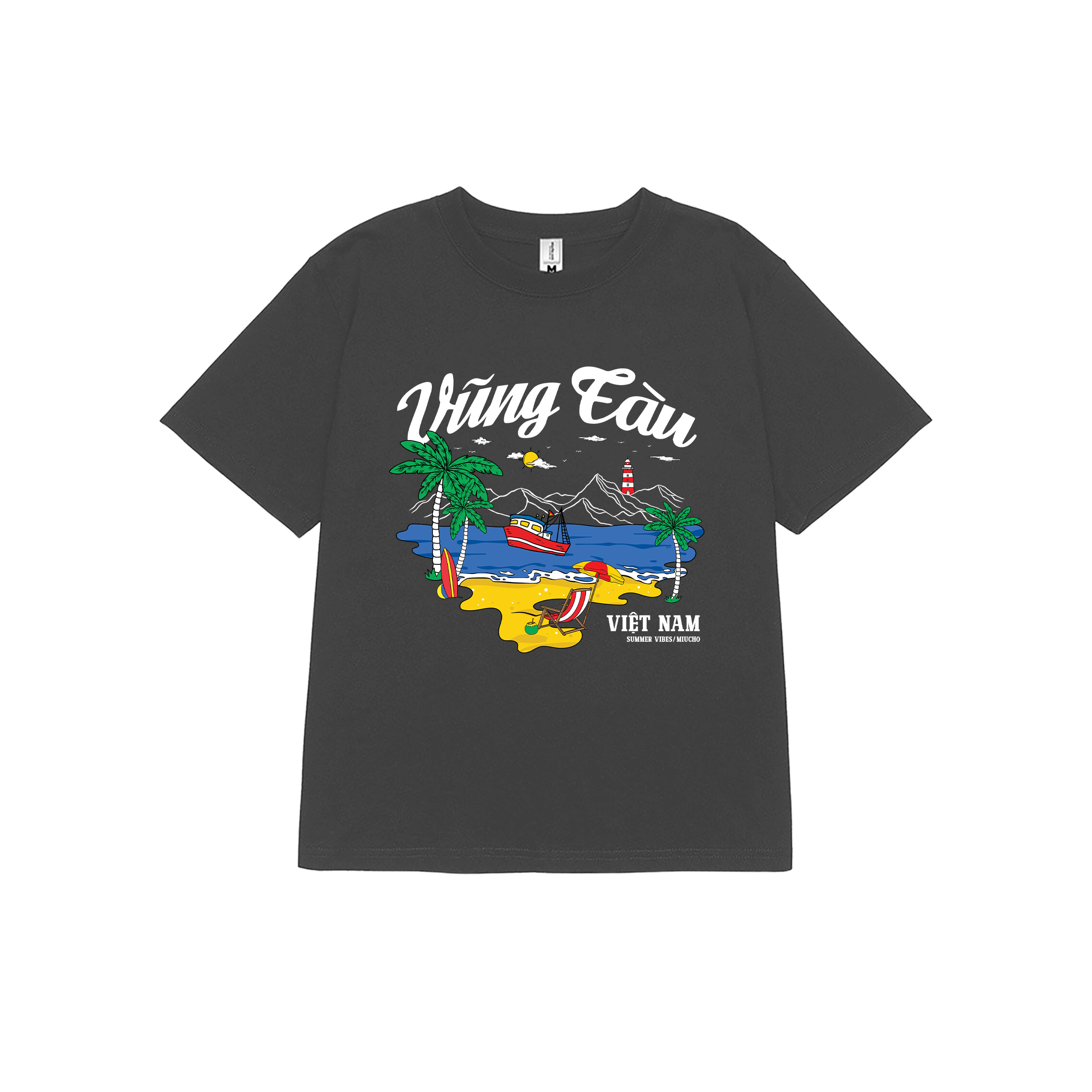 Áo thun baby tee form ôm xinh xắn ABD1271 Miucho tay ngắn cổ tròn in hình Vũng Tàu_thumbnail_11