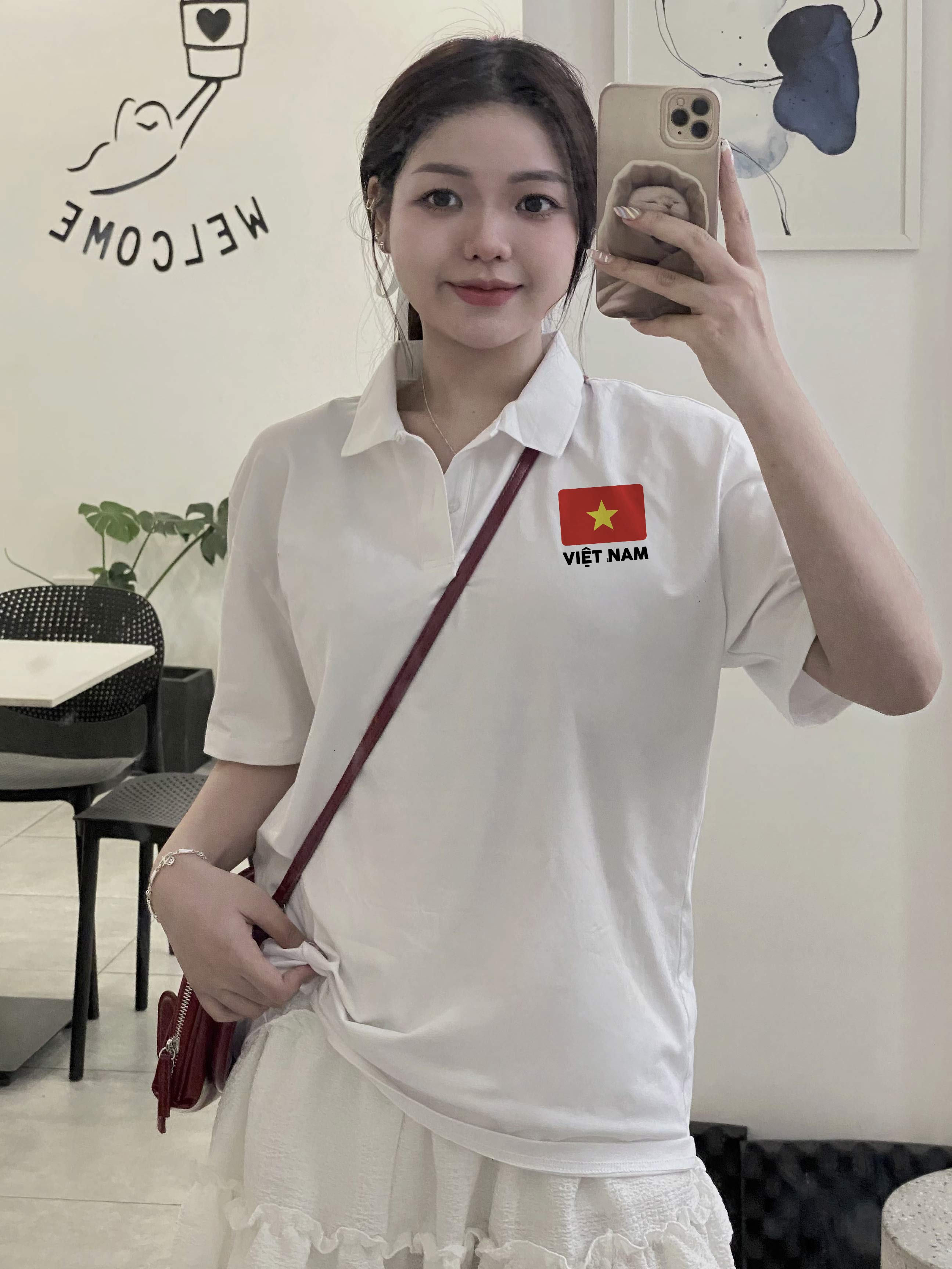 Áo polo nữ form rộng Việt Nam tôi yêu 2114 Miucho vải cotton 4c thoáng mát in mix_thumbnail_5