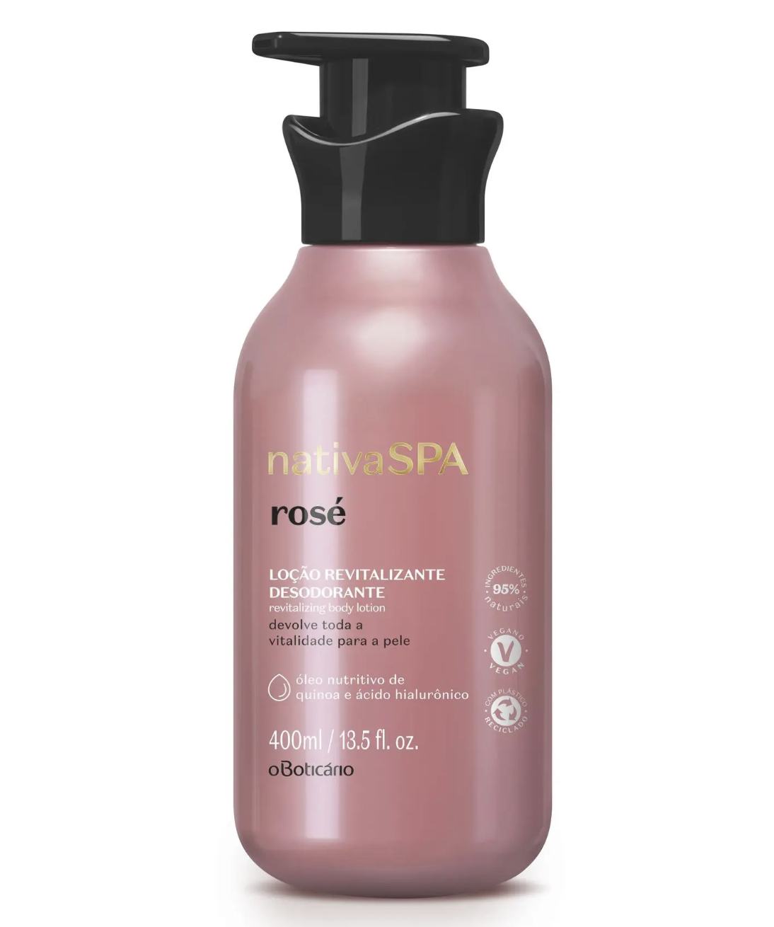 NATIVA SPA LOCIÓN HIDRATANTE CORPORAL ROSE, 400ml