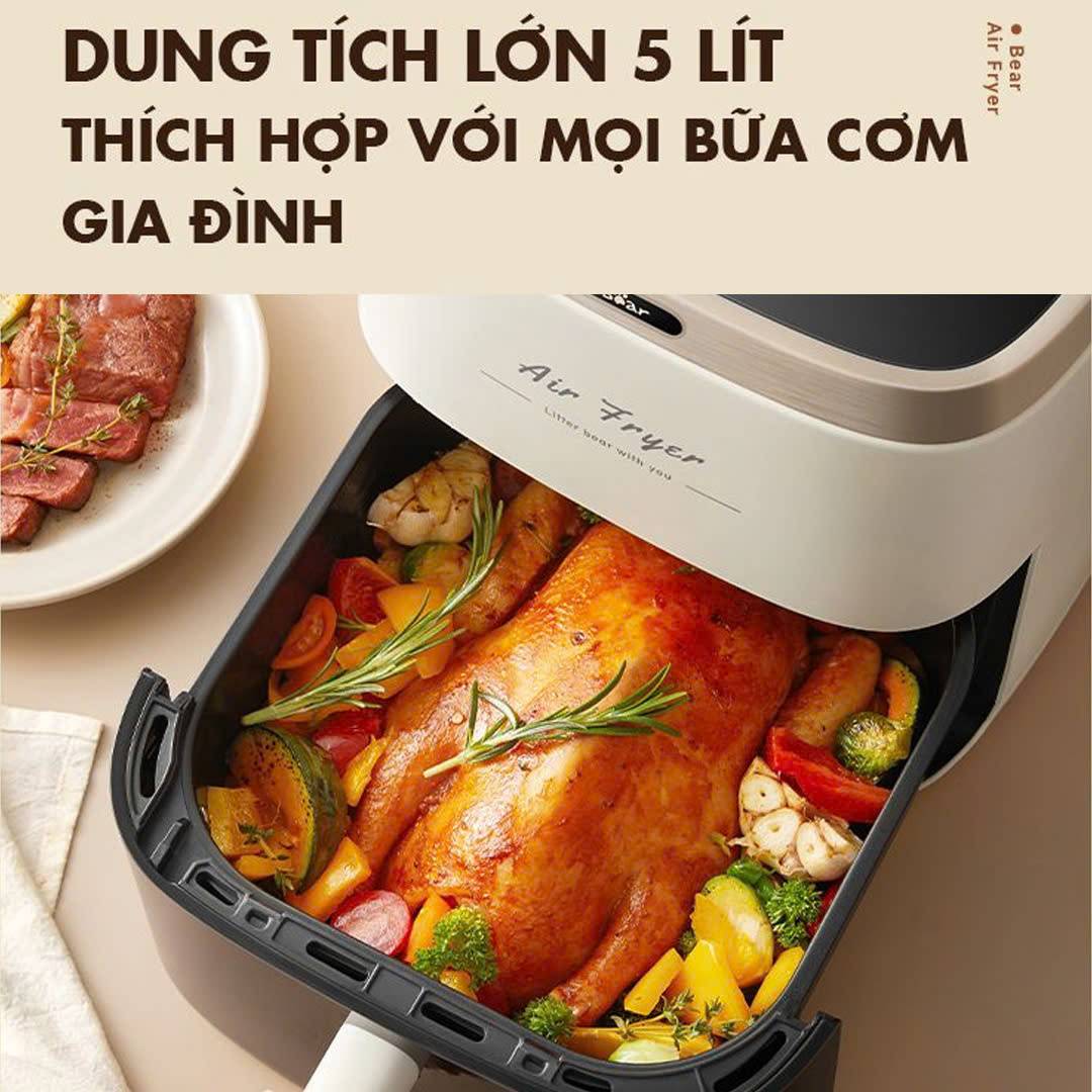 Nồi Chiên Không Dầu 5L Bear_thumbnail_1