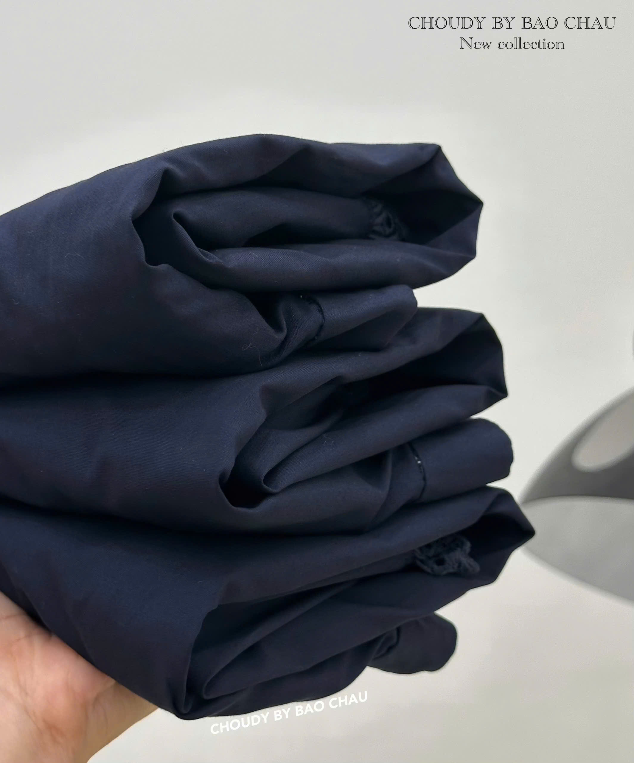 SALE U345 ÁO KIỂU XANH NAVY_thumbnail_4