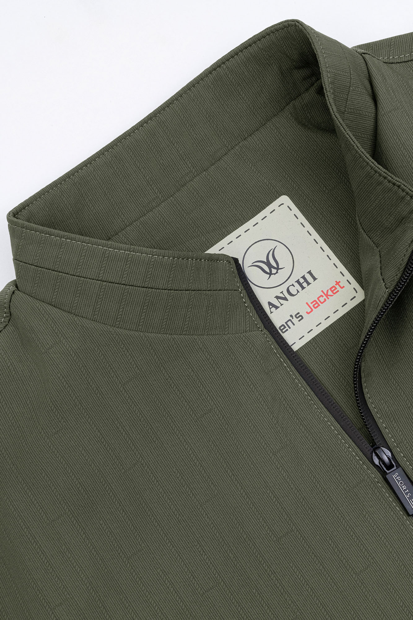 Áo Khoác Bo Dệt Cổ Đứng Trung Niên ANCHI Chất Liệu Poly Cao Cấp_thumbnail_6