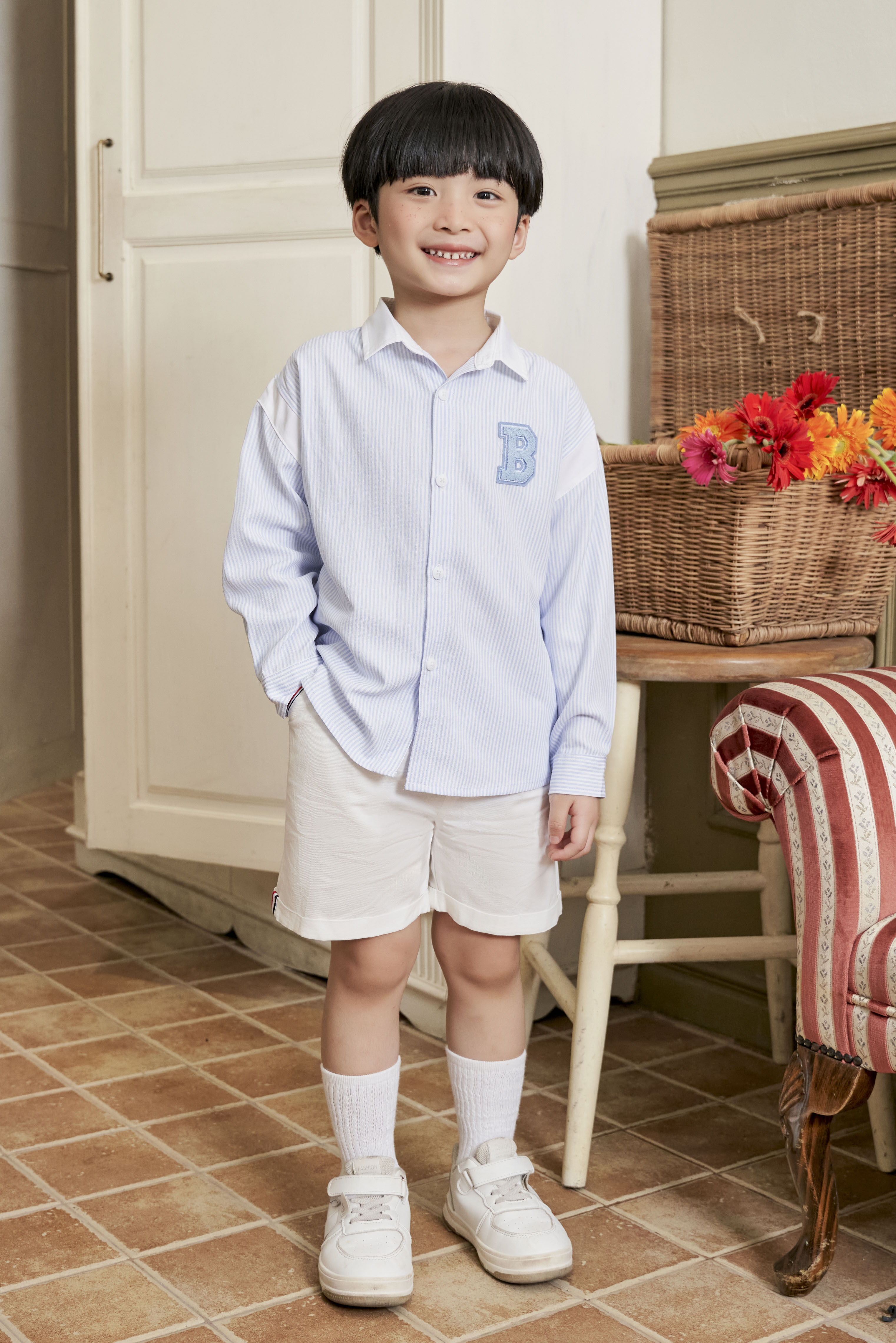 Sơ mi kẻ phối màu stick chữ nổi_thumbnail_6