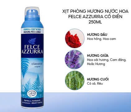 Chai Xịt Phòng Hương Nước Hoa FELCE AZZURRA - Ý_thumbnail_0