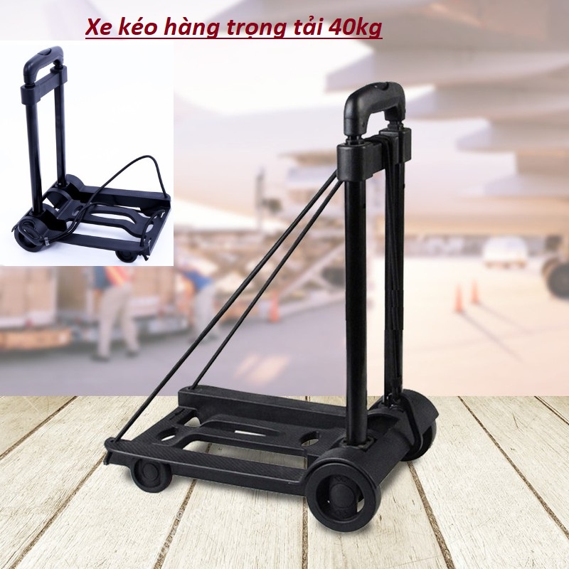 Xe kéo hàng gấp gọn chuyên nghiệp tiện lợi trọng tải 40kg_thumbnail_0