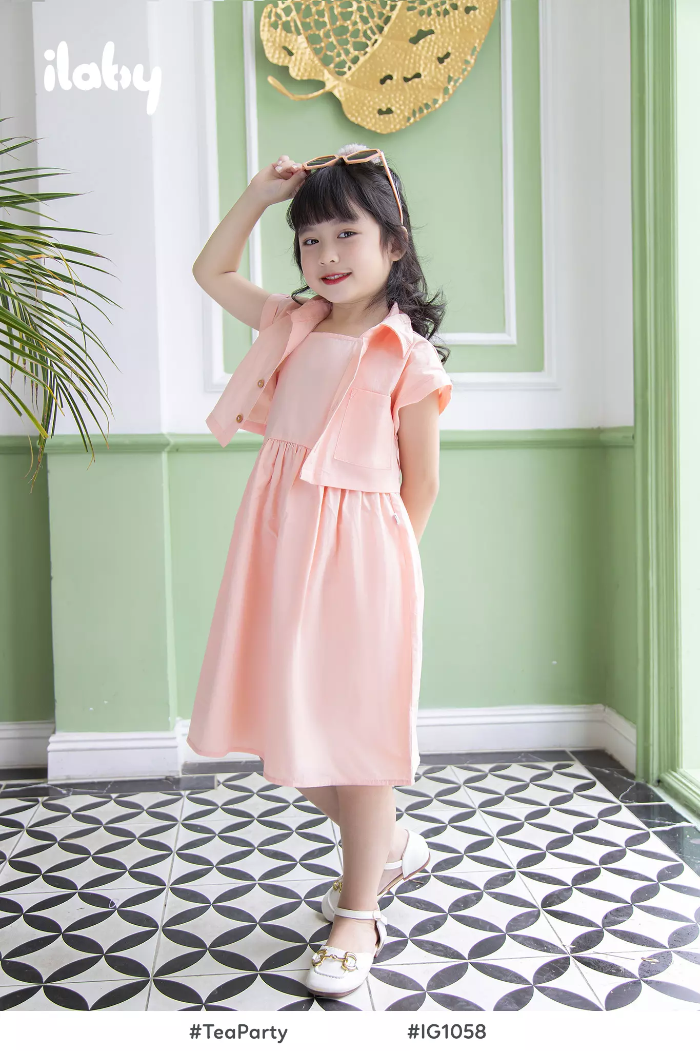 Set áo sơ mi kèm váy hai dây_thumbnail_0