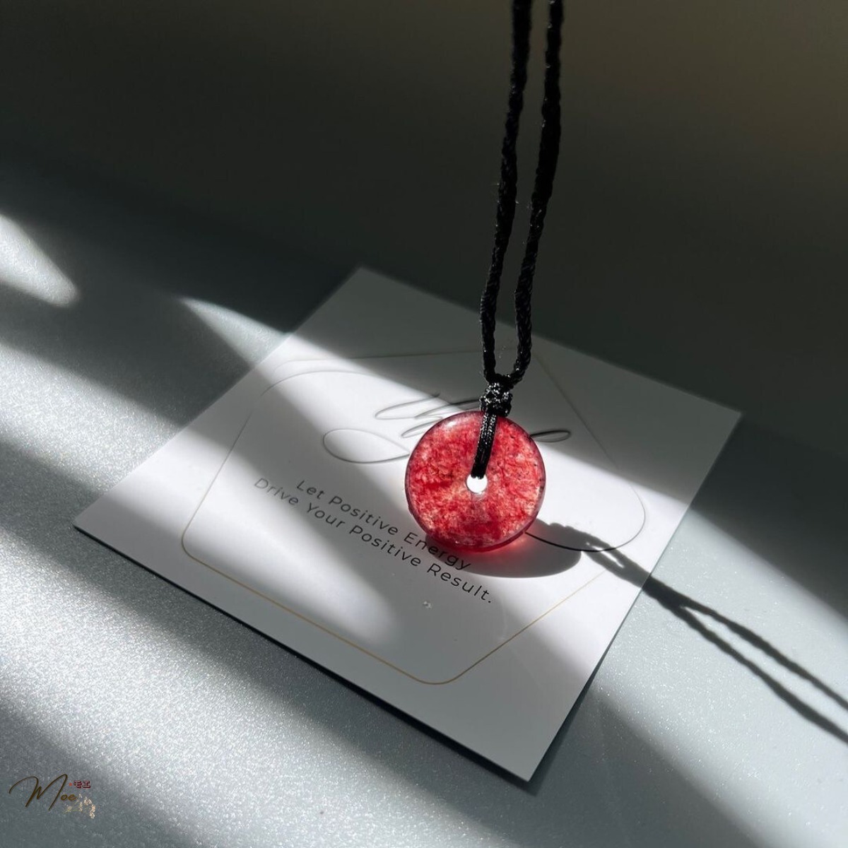 D251 - Dây chuyền đồng điếu đá tự nhiên mix dây dù_thumbnail_2