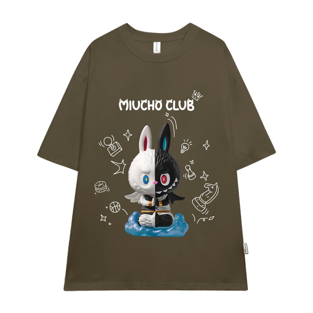 Áo phông labubu form rộng unisex ATD1441 Miucho tay ngắn cổ tròn in mix_thumbnail_19