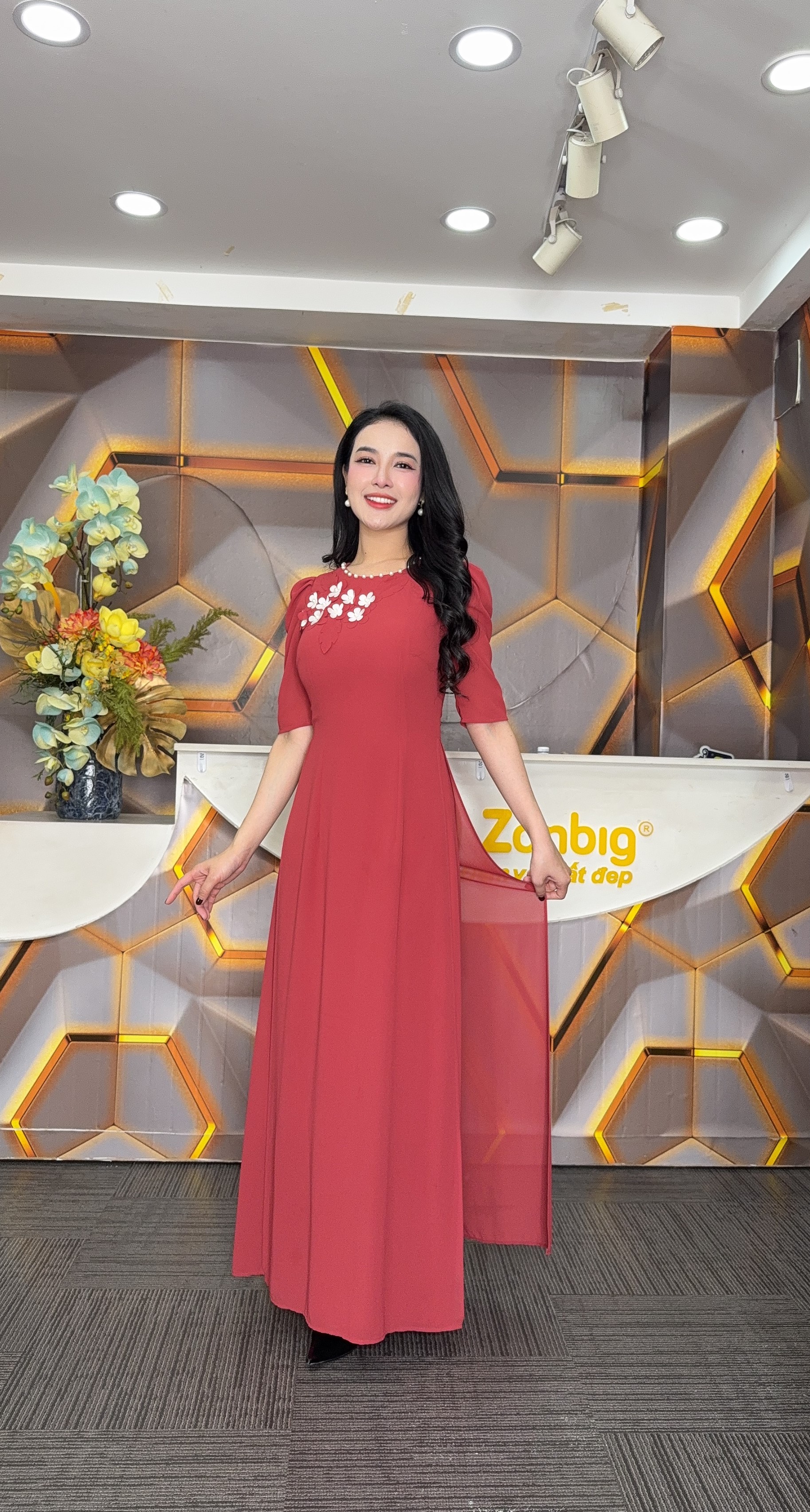 Đầm giả áo dài - Y1861 - Thương hiệu Zonbig_thumbnail_5
