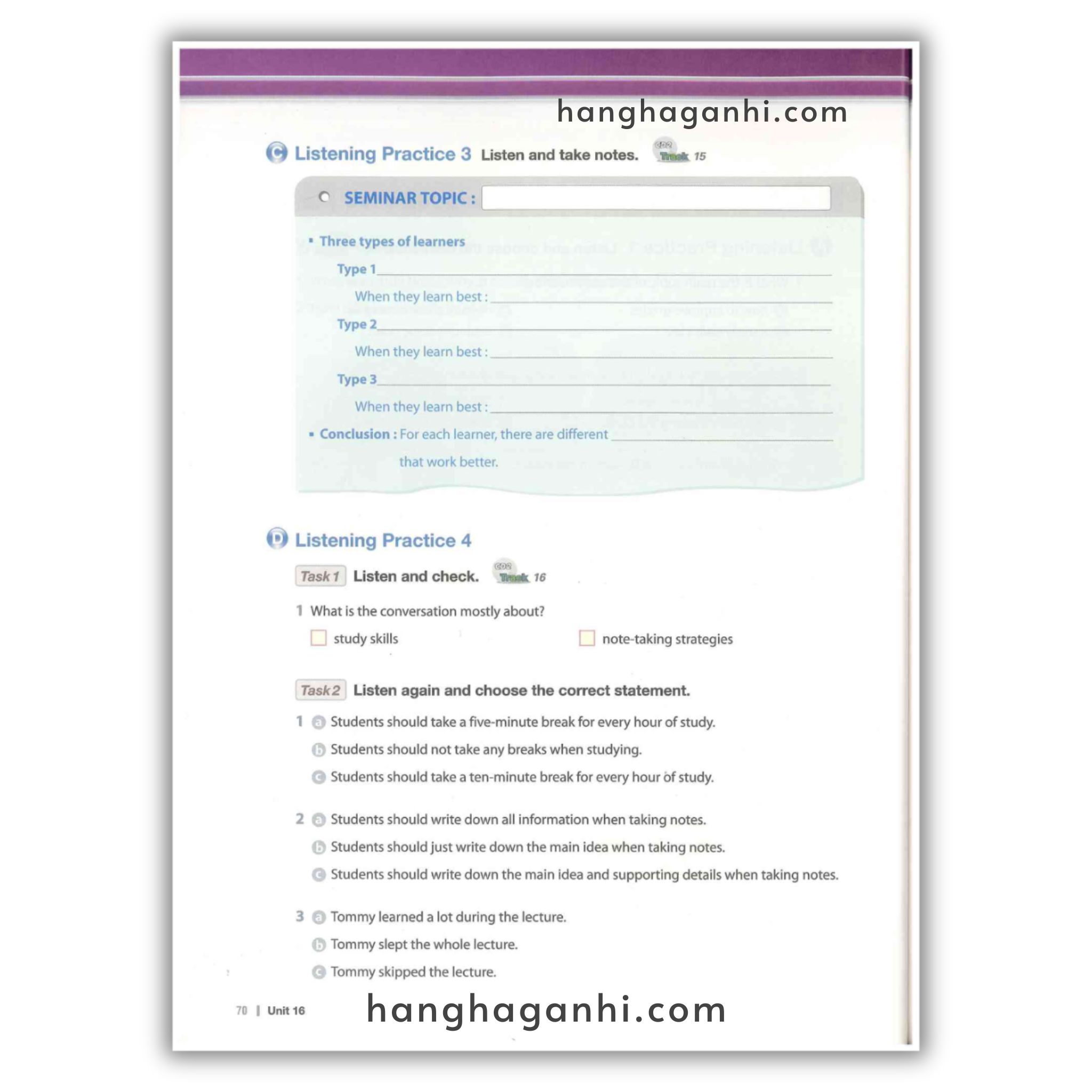 More Step By Step Listening Level 1,2,3  Bộ 3 cuốn kèm File nghe_thumbnail_14