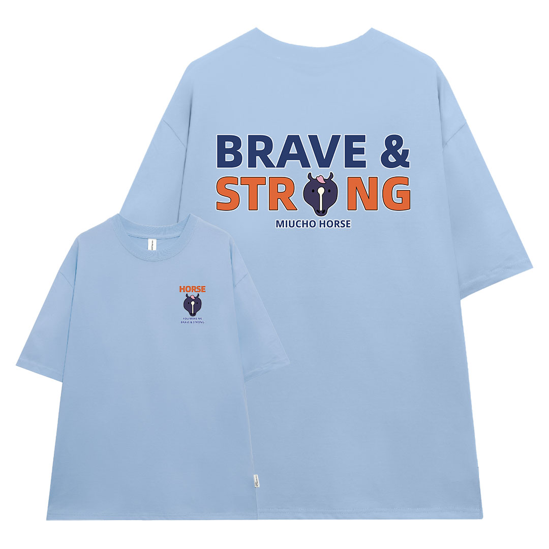 Áo thun nữ form rộng 12 con giáp tuổi Ngọ ( tuổi ngựa)ATD426 Miucho cotton cổ tròn in graphic_thumbnail_8