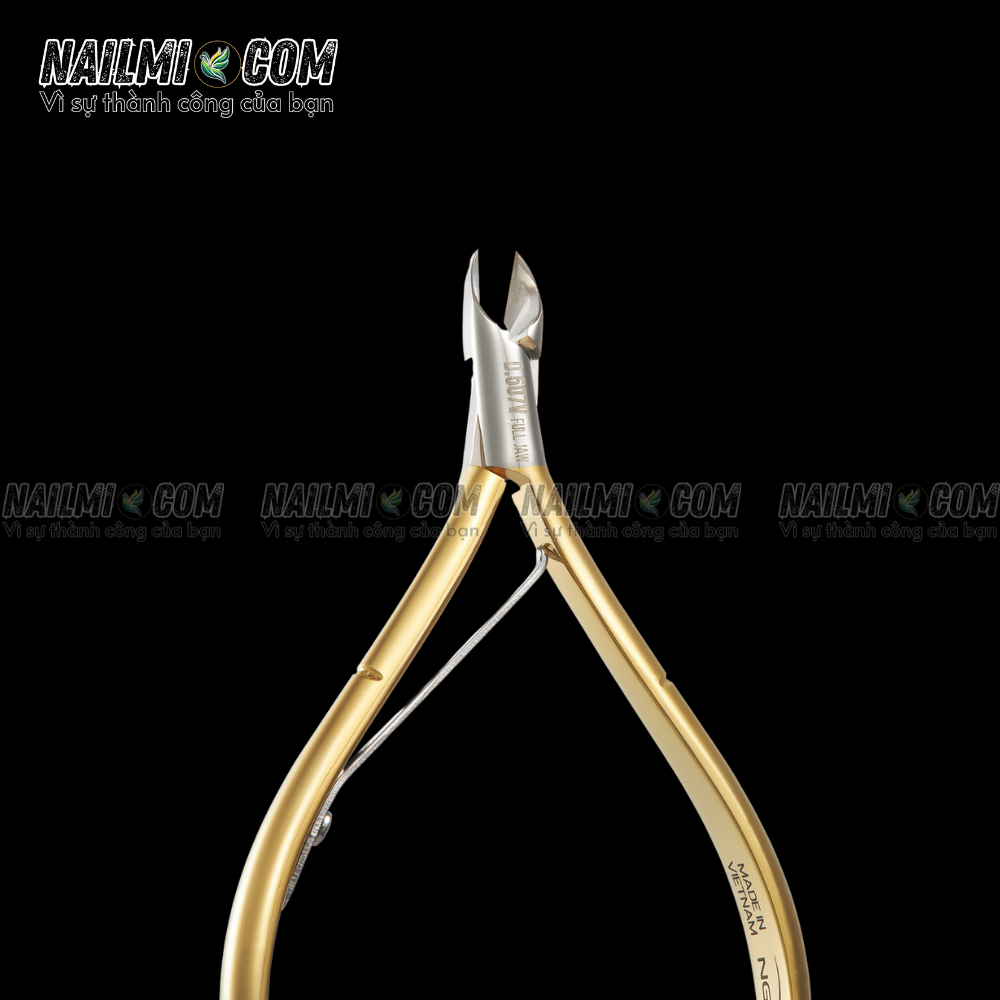 Kềm cắt da Kềm Nghĩa thép chuyên dụng mạ vàng D.507V Thép carbon, an toàn cho người dùng_thumbnail_4