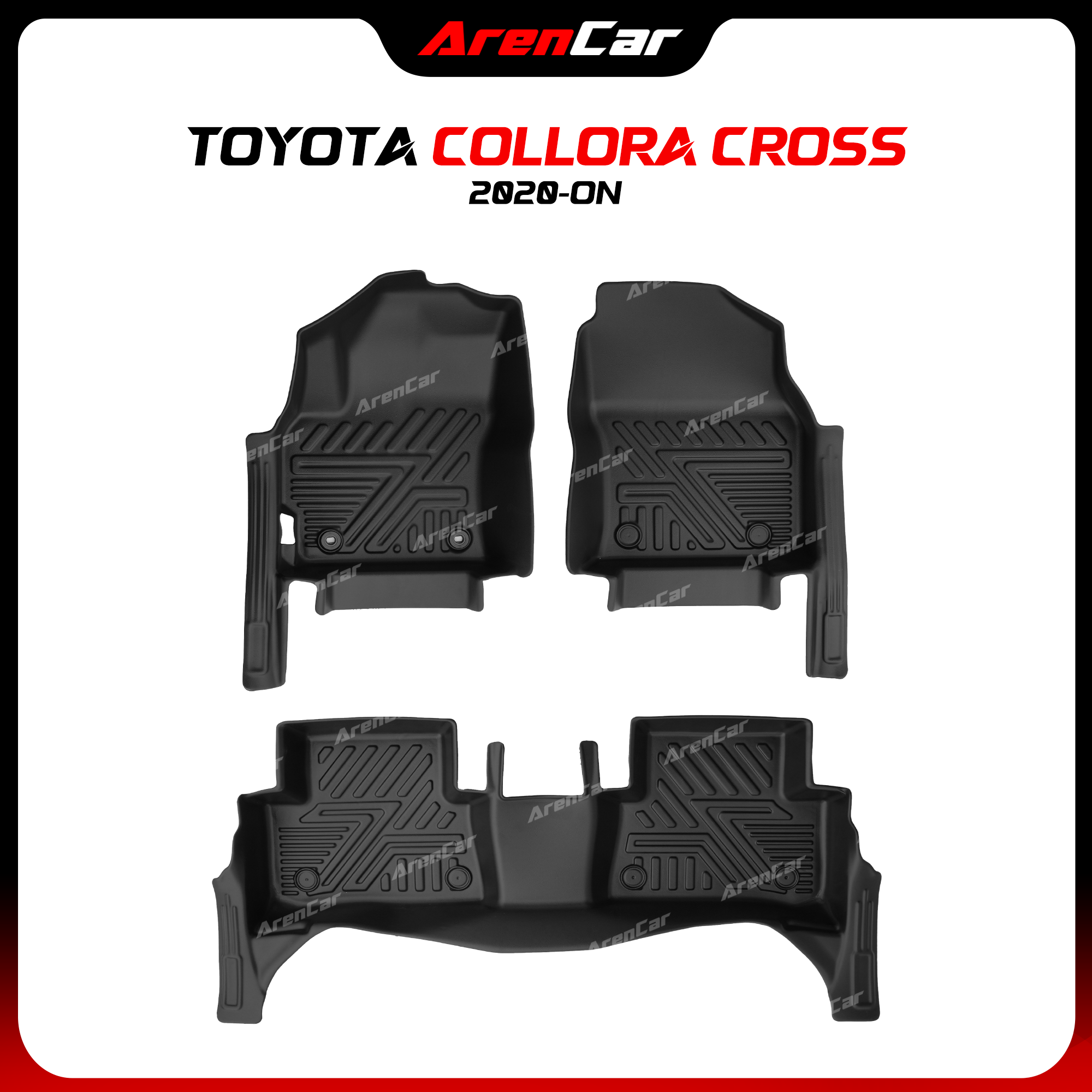 Thảm Lót Sàn Ô Tô TPE Nhựa Đúc Toyota Corolla Cross