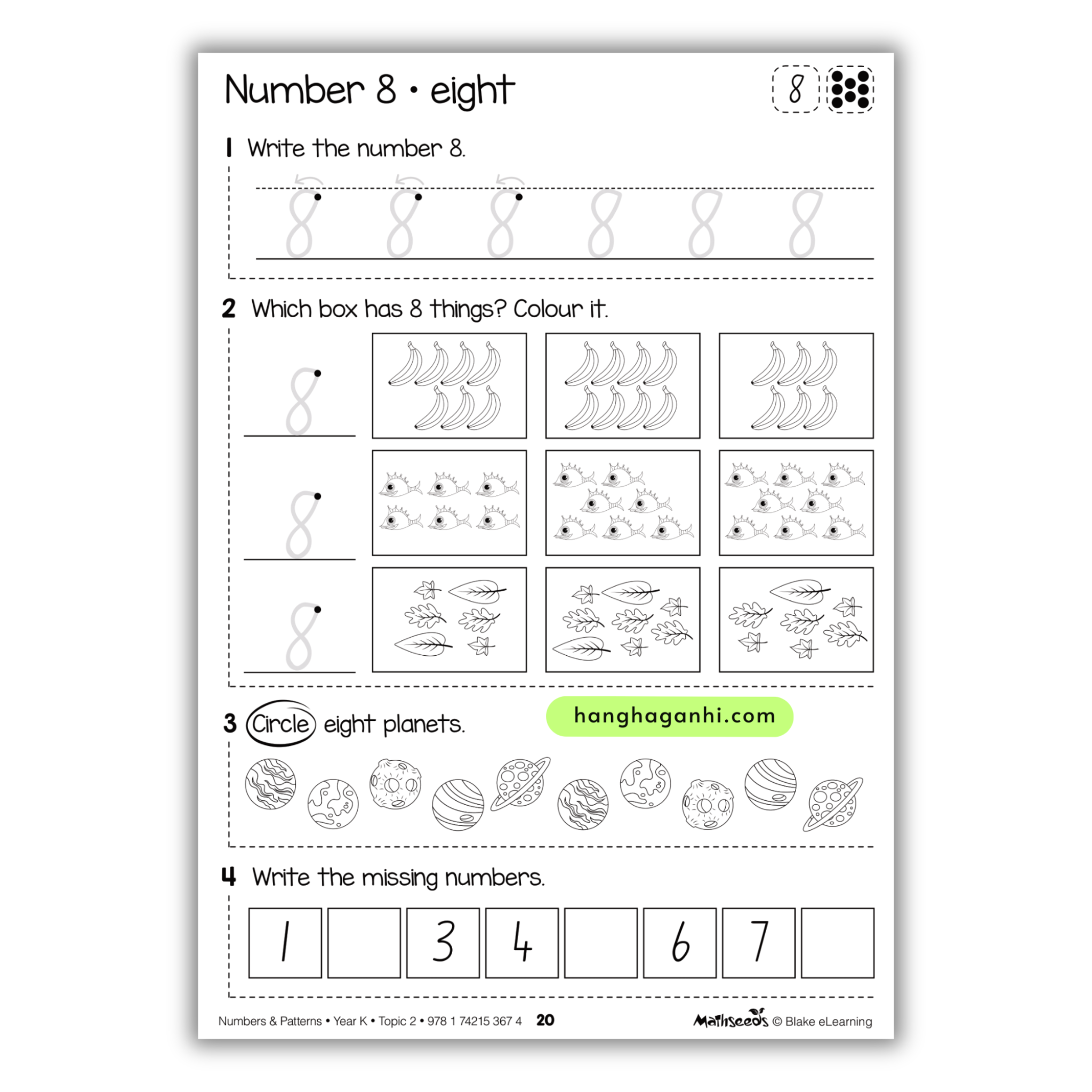 Reading Eggs Numbers and Patterns Grade K, Sách Toán học, tìm quy luật cho bé mầm non Tiếng Anh_thumbnail_5