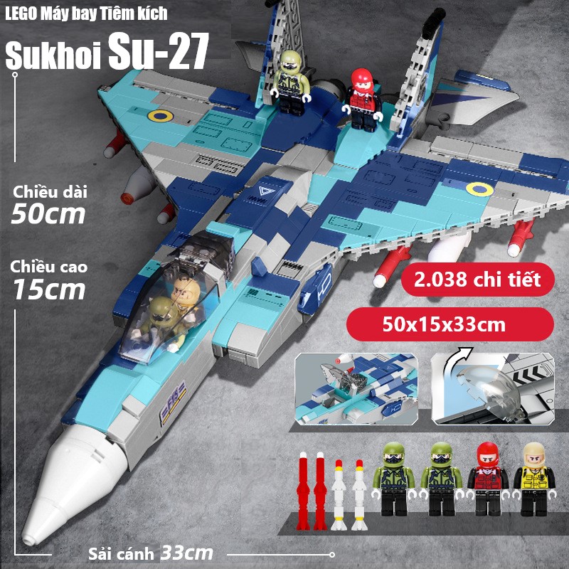 LEGO Đồ chơi lắp ghép 𝐌𝐚́𝐲 𝐛𝐚𝐲 𝐜𝐡𝐢𝐞̂́𝐧 đ𝐚̂́𝐮 2.000 chi tiết_thumbnail_6