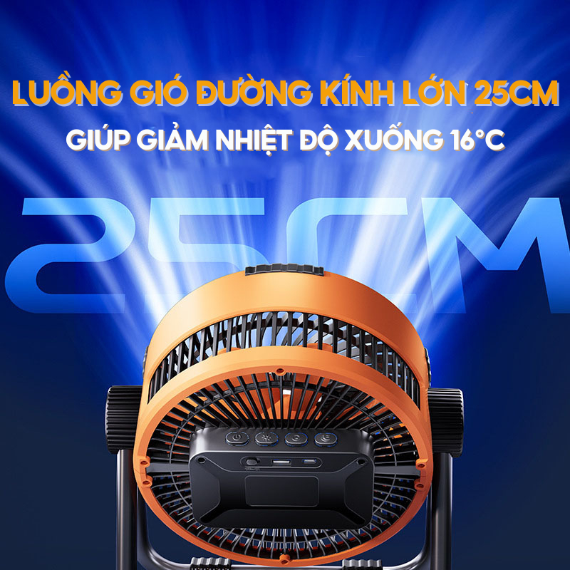 Quạt Tích Điện Mini Để Bàn NMIMART QDN01 - Tiện Lợi và Đa Năng Cho Mọi Chuyến Đi_thumbnail_5