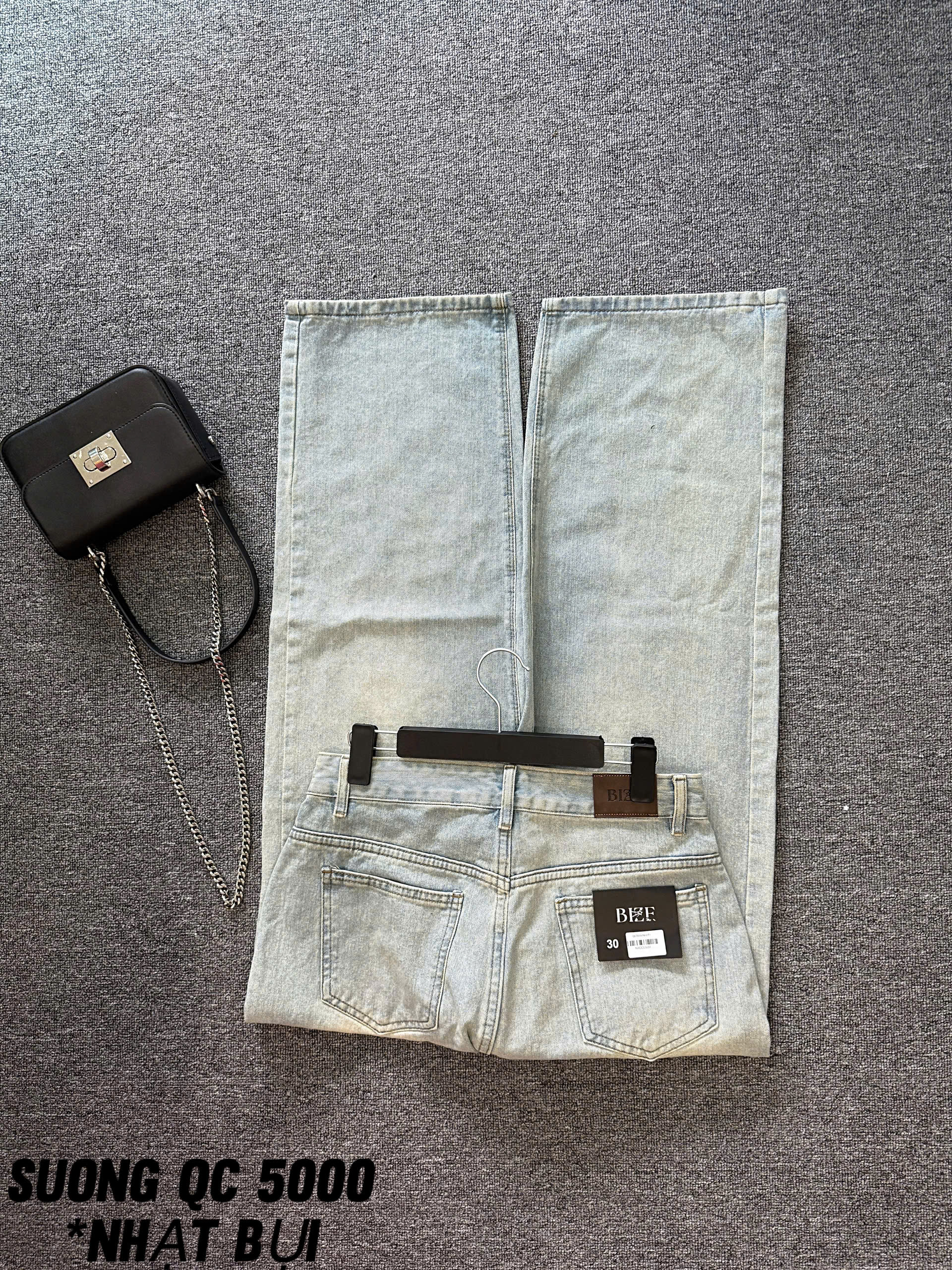 Quần jean ống suông lưng cao basic mới bigsize QJ5000 dành cho nàng béo mập từ 55-90kg_thumbnail_8