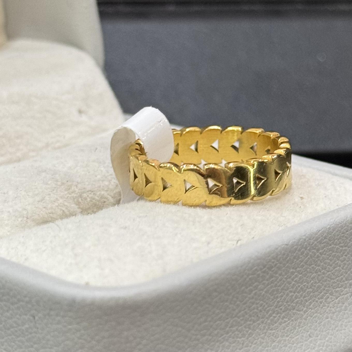 nhẫn kiểu titan vàng bông lúa mạch size 6_thumbnail_3