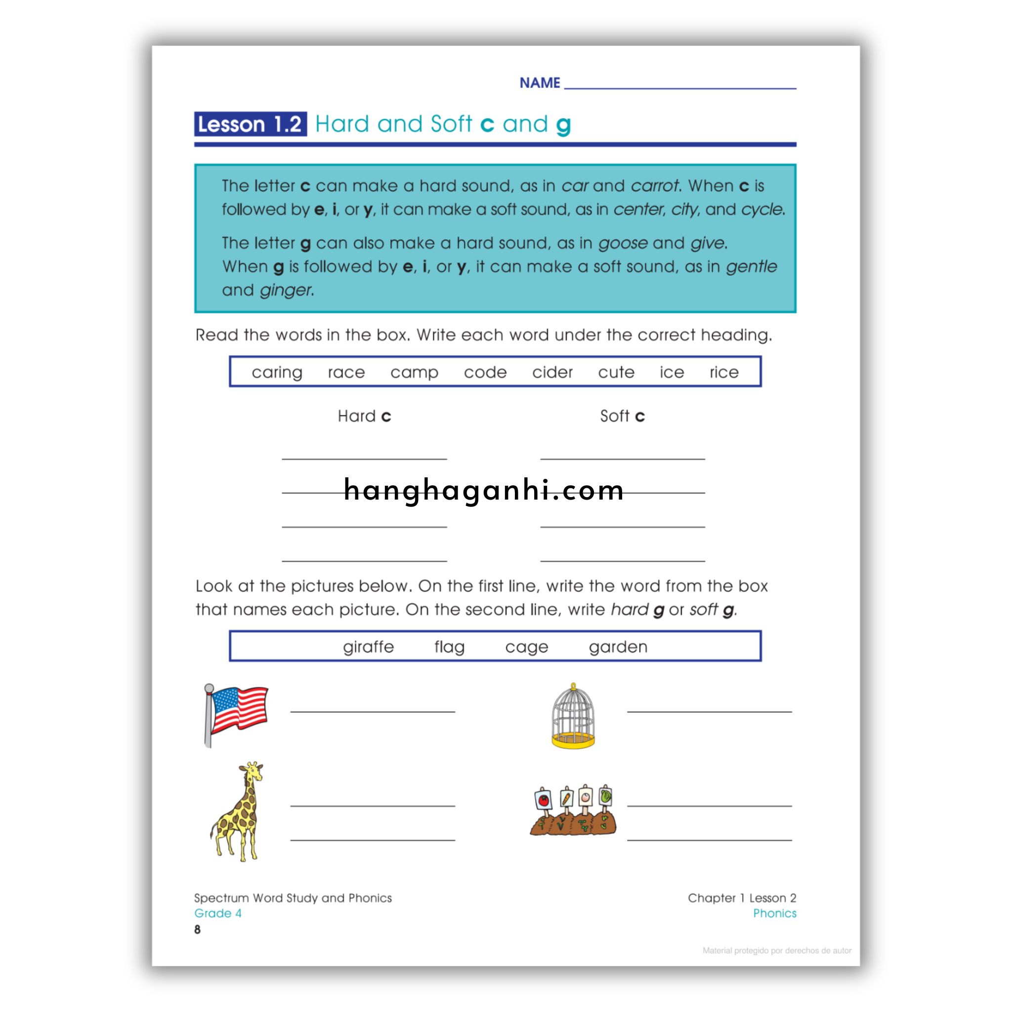 Sách Spectrum Word Study and Phonics Workbook Grade 4_thumbnail_11