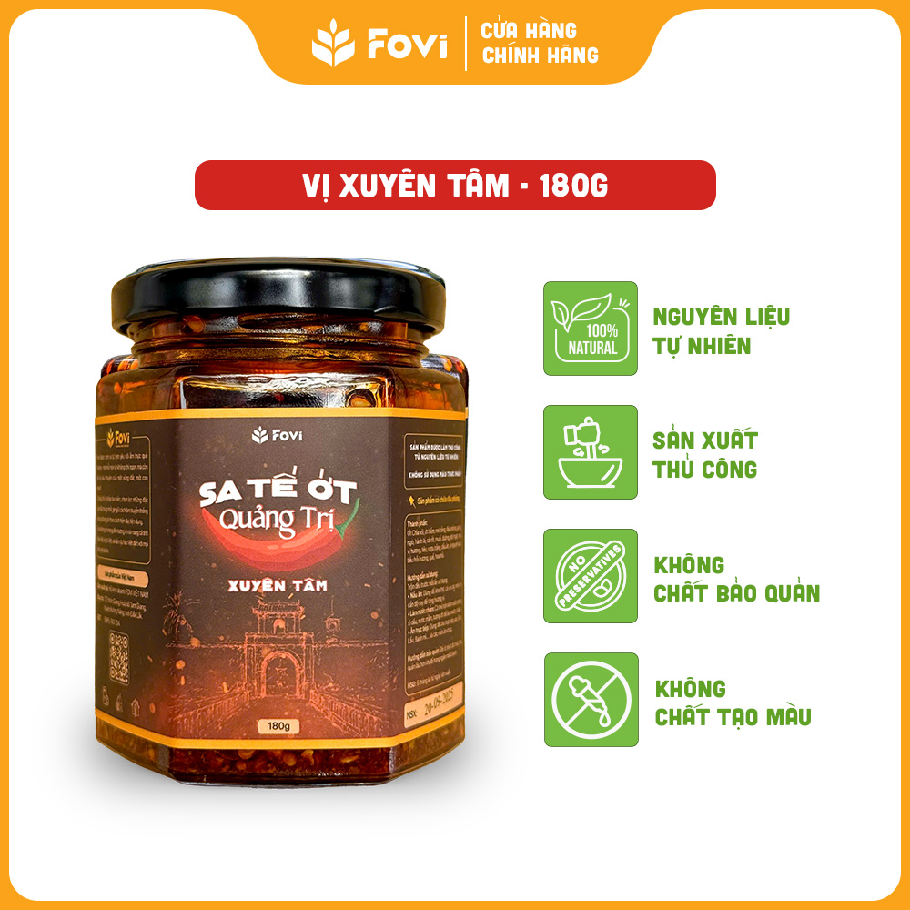 Xuyên Tâm - Hũ 180g - Mua 3 hũ miễn phí ship