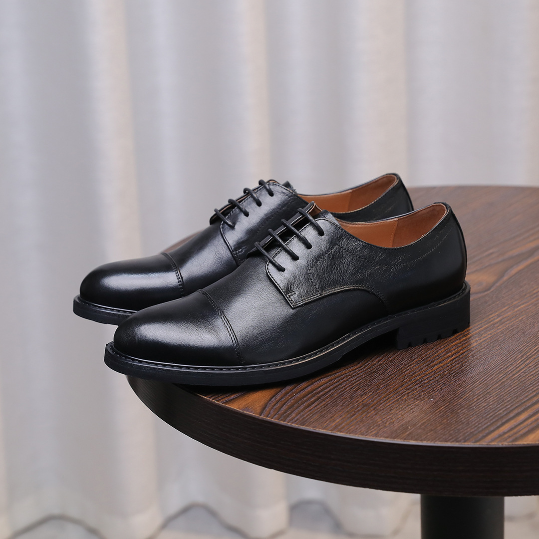 Giày da công sở cổ tròn nam – Da bò thật cao cấp, phong cách Anh Quốc, thoáng khí_thumbnail_5