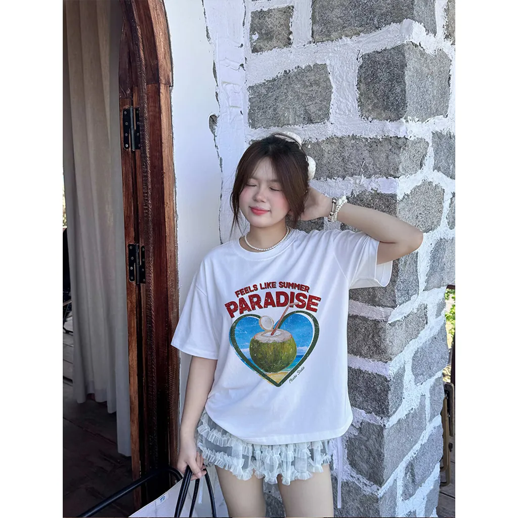 Áo thun boxy coconut chuẩn form tôn dáng Miucho 3379_thumbnail_5