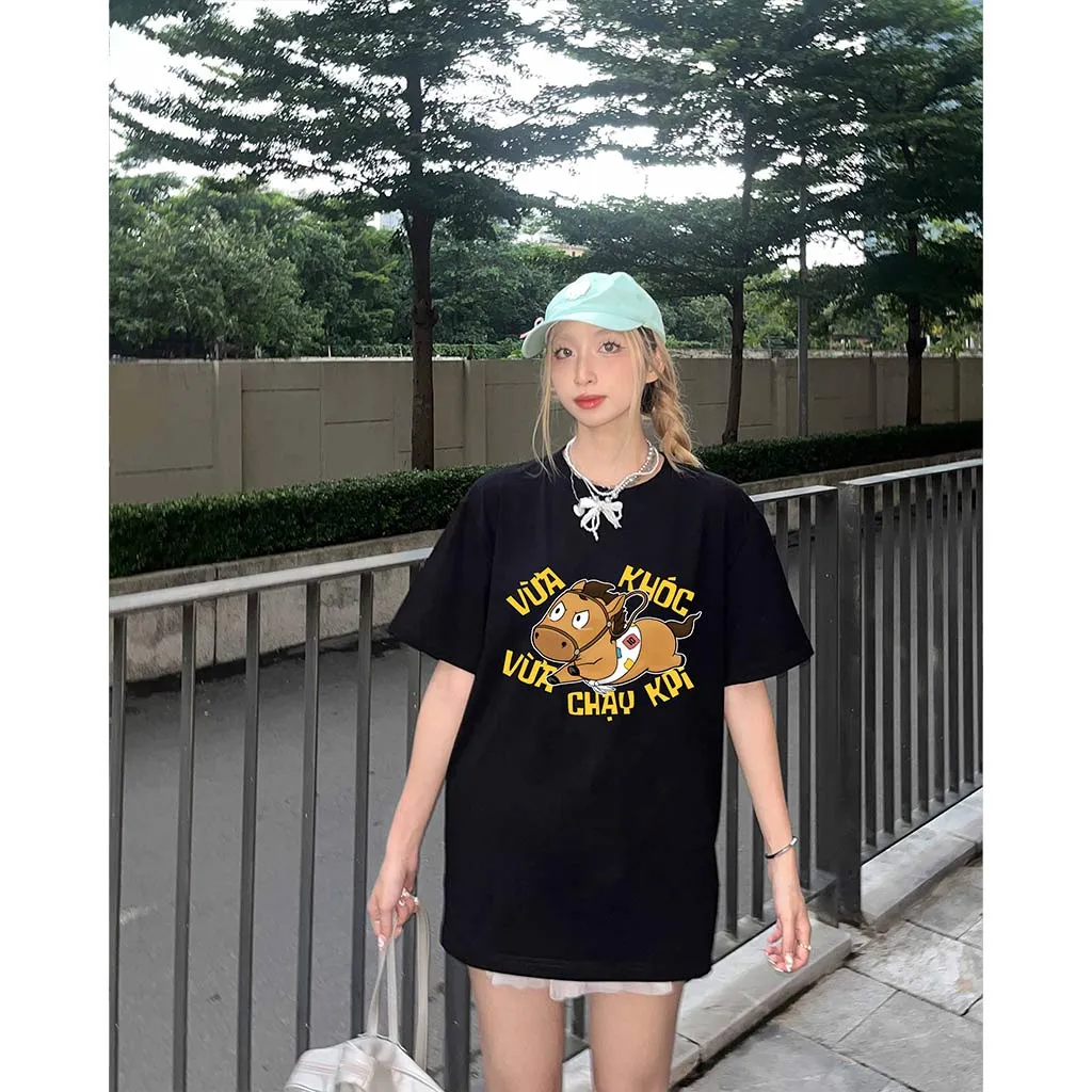 Áo thun boxy unisex Miucho Club chất vải cao cấp thoáng mát đứng form hình in hài hước 2875_thumbnail_2