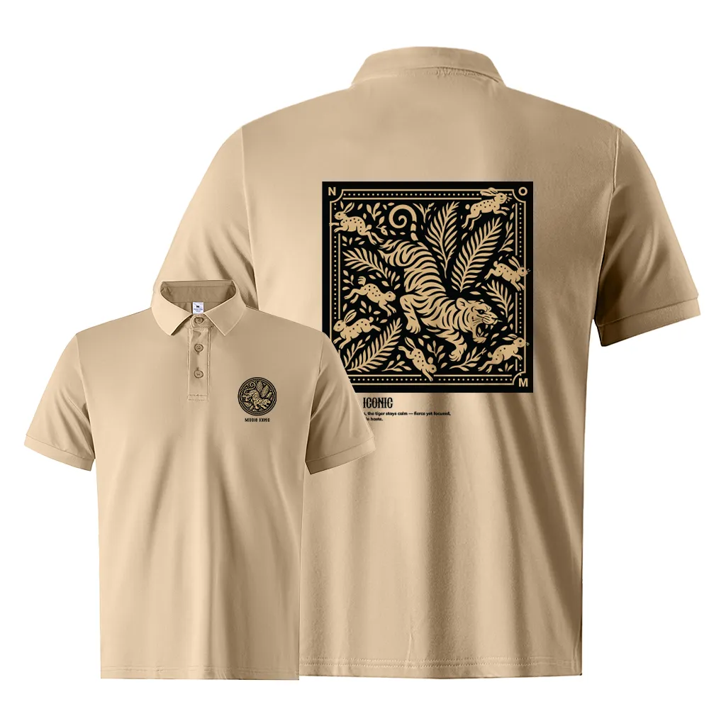 Áo polo nam form vừa Tiger 2502 Miucho Iconic chất vải cá sấu thoáng mát cổ trụ in graphic_thumbnail_6