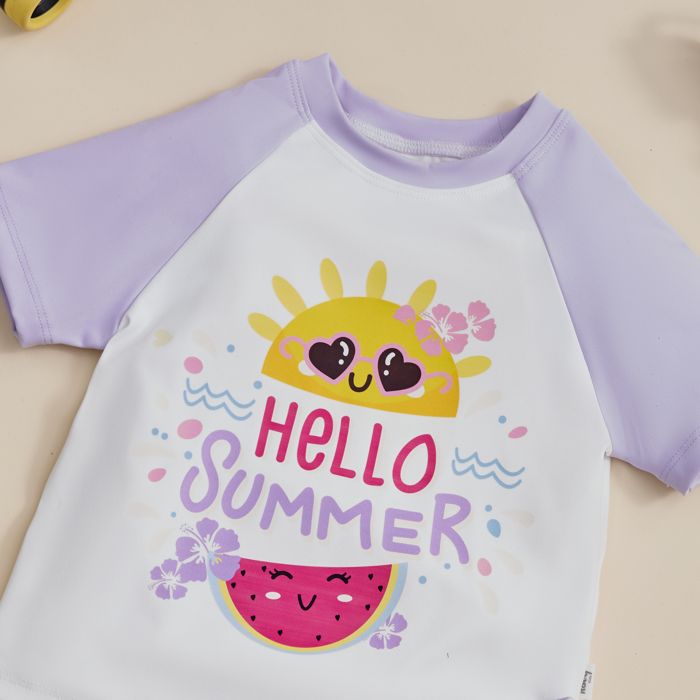 Bộ bơi rời áo cộc tay quần phối bèo_thumbnail_3