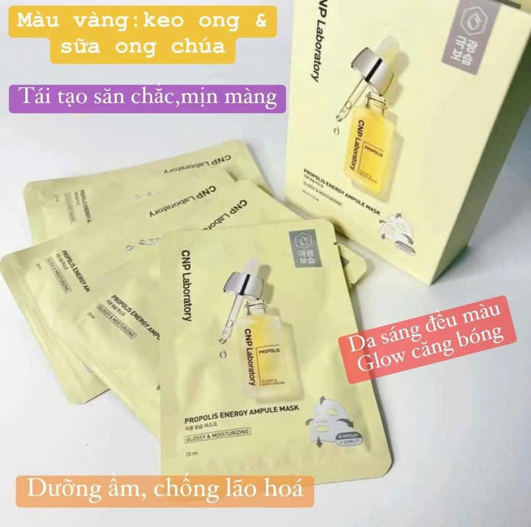 Mặt Nạ Dưỡng Sáng, Cấp Ẩm, Chống Lão Hoá CNP Laboratory Ampule Mask_thumbnail_5