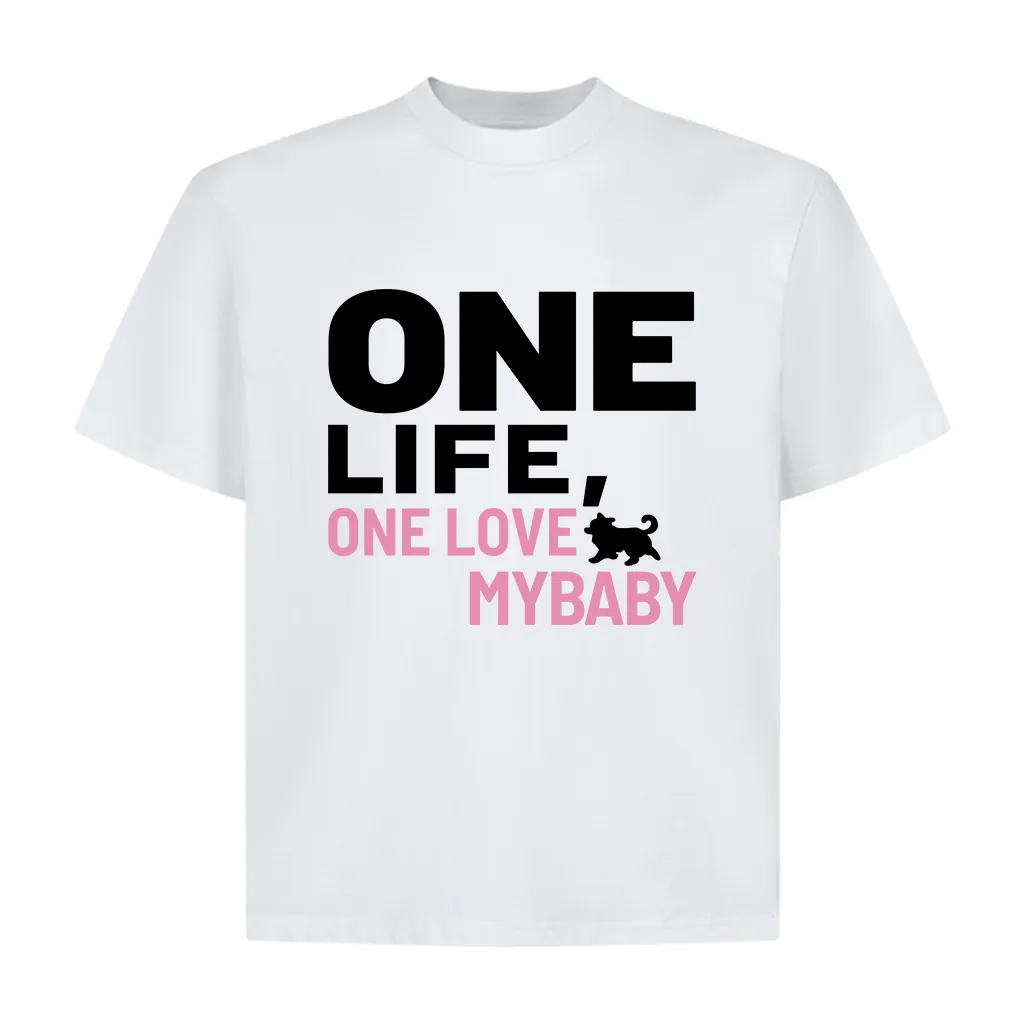 Áo thun cặp form boxy ONE LIFE 2550 Miucho chất vải cotton thoáng mát mềm mại dễ phối đồ_thumbnail_0