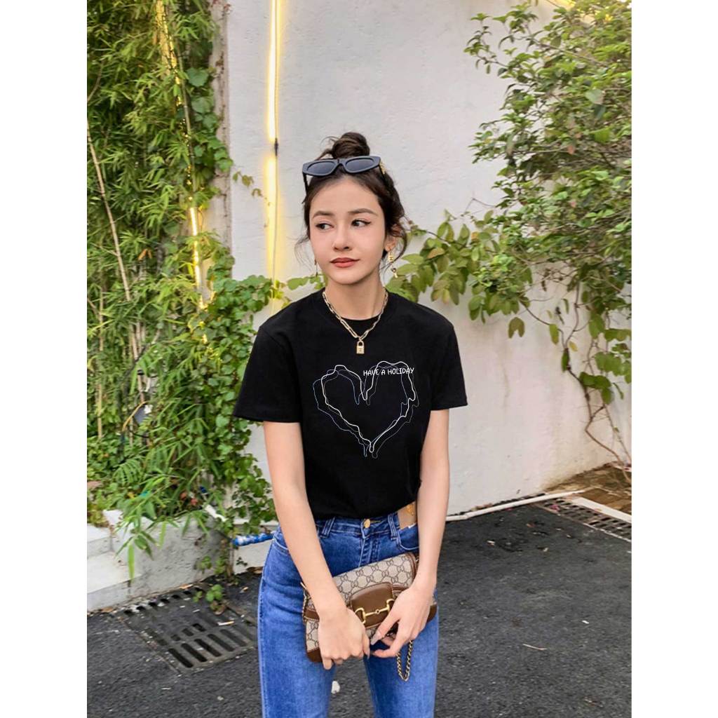 Áo thun nữ đẹp dễ phối đồ form vừa regular ARD930 Miucho Chic in mix_thumbnail_6