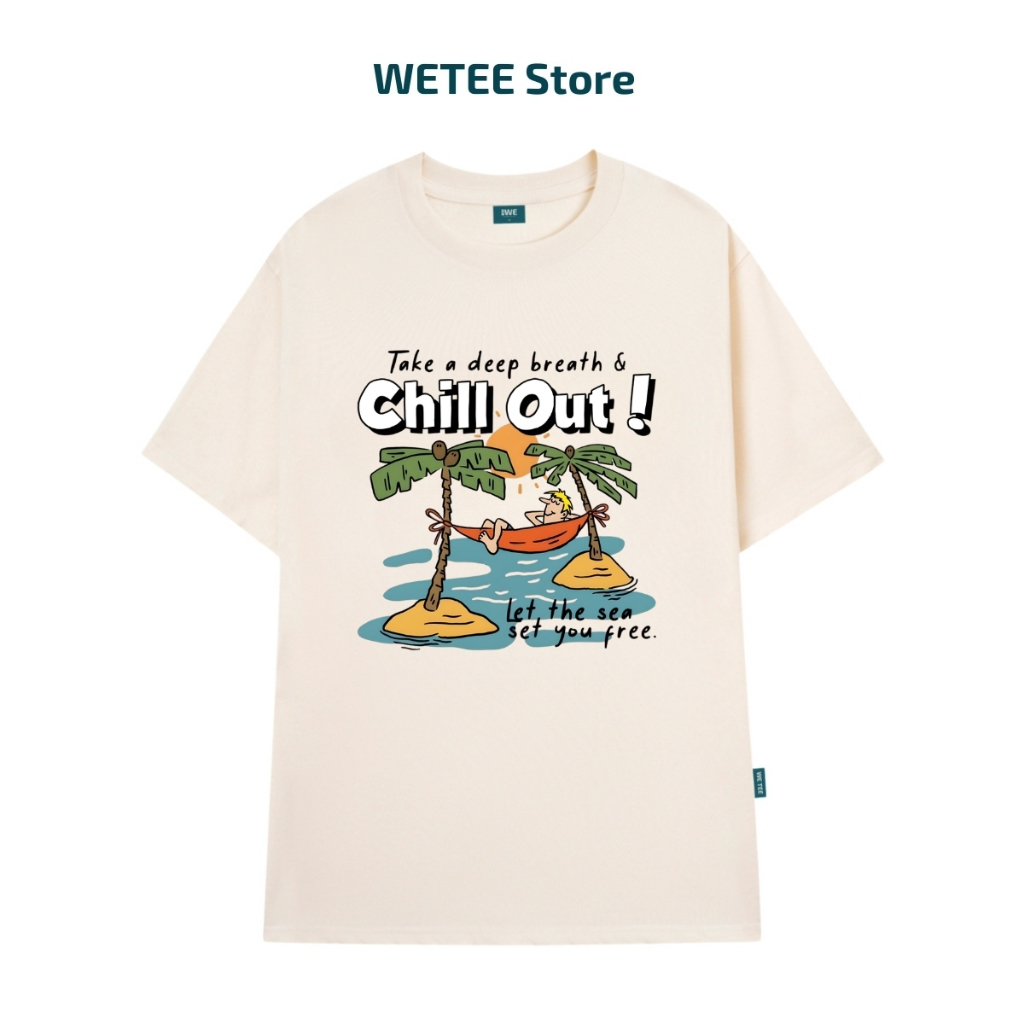 Áo thun unisex UX30 BST CÂY DỪA đi biển mùa hè dáng oversized Local brand WETEE - T050_thumbnail_17
