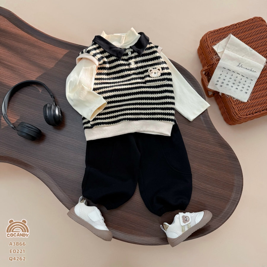 Quần dài ĐEN nỉ 2 đáp sườn bo gấu_thumbnail_1