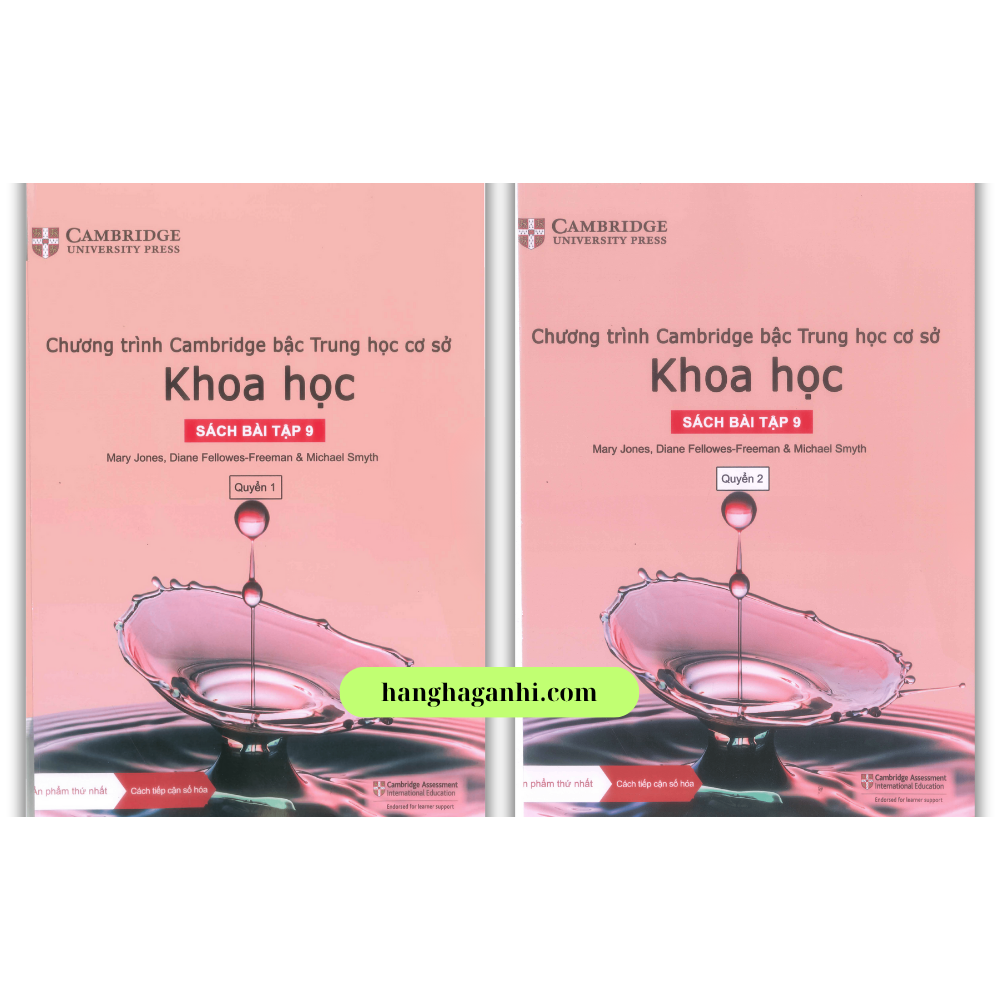 Chương trình Cambridge bậc Trung học – KHOA HỌC – Sách bài tập 9 – Quyển 1 &2