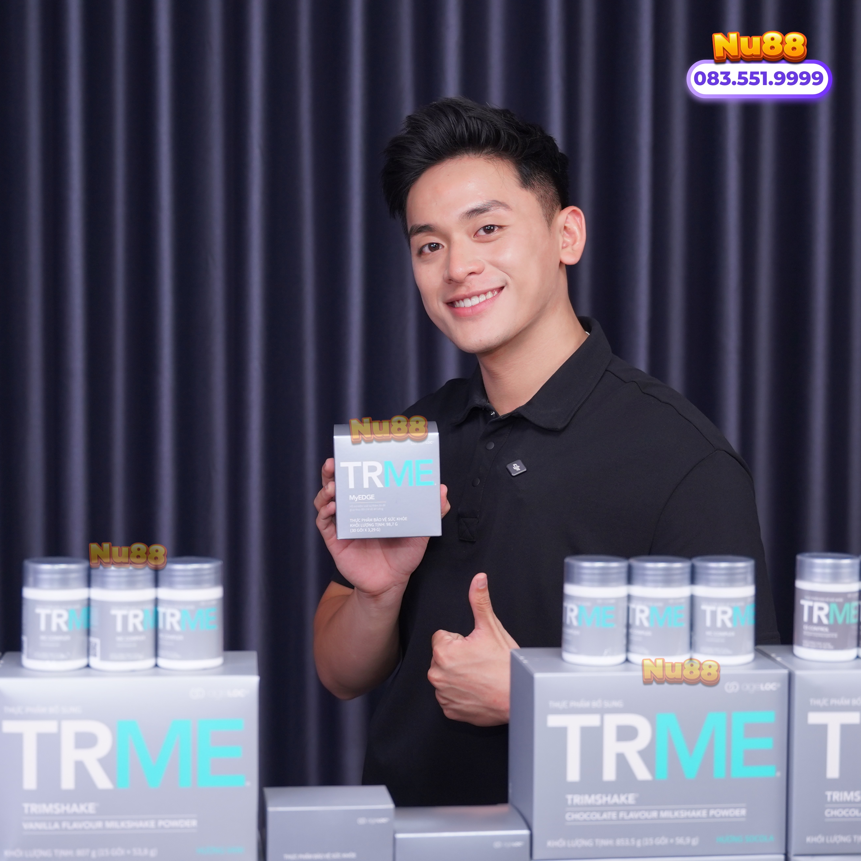 Bột uống ageLOC TRME MyEDGE Nuskin hỗ trợ kiểm soát sự thèm ăn - Bộ Giảm Cân TR Me Nuskin