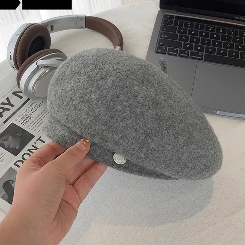 Mũ beret nữ vải dạ cao cấp HZ2502_thumbnail_7