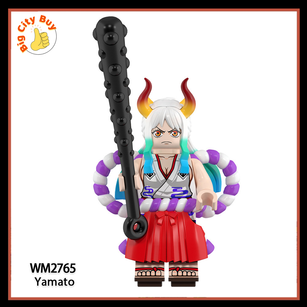 One Piece Đồ chơi Lắp ráp Nhân vật Luffy Zoro Sanji Shank Kaido Mô hình Monkey D Luffy Yamato Rayleigh_thumbnail_11