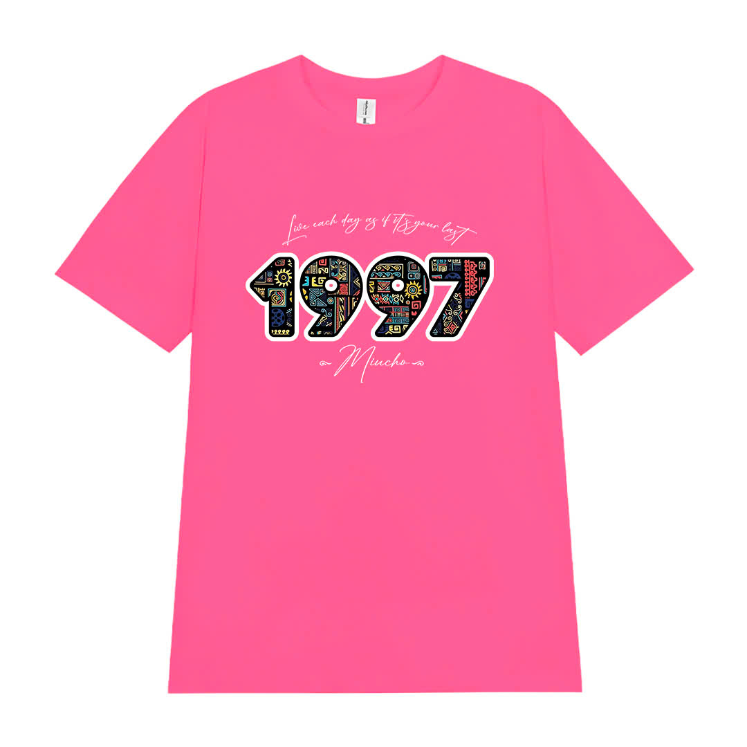 Áo thun nữ in năm sinh 1997 form vừa regular vải cotton 4c thoáng mát ARD1784 Miucho Chic in mix_thumbnail_10