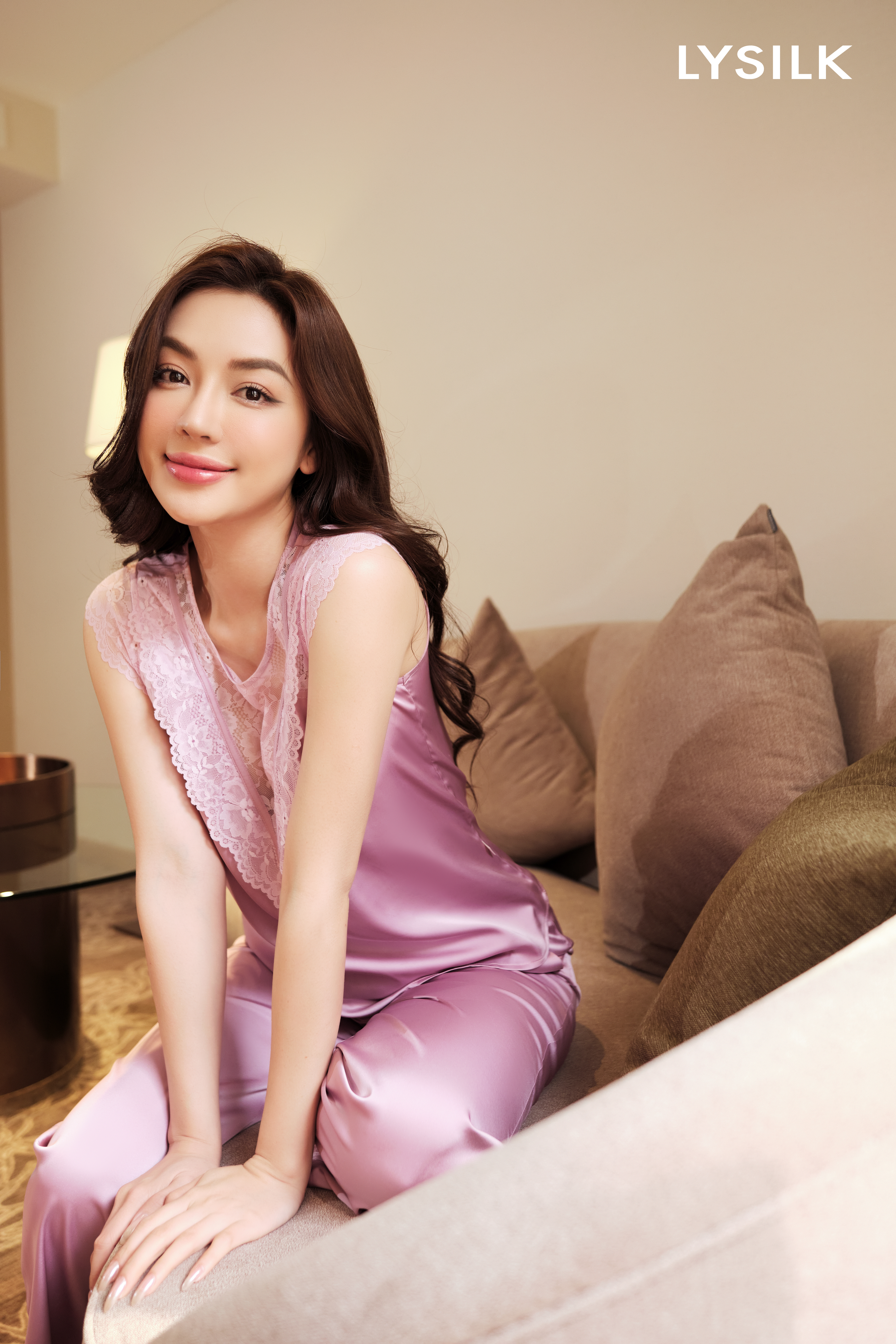 Bộ ngủ áo sát nách, quần dài BN481