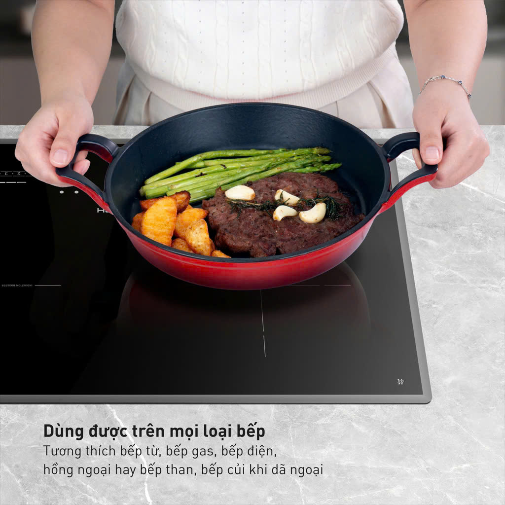 Chảo Gang Men Nhám Cao Cấp GKÖCH 24cm_thumbnail_2