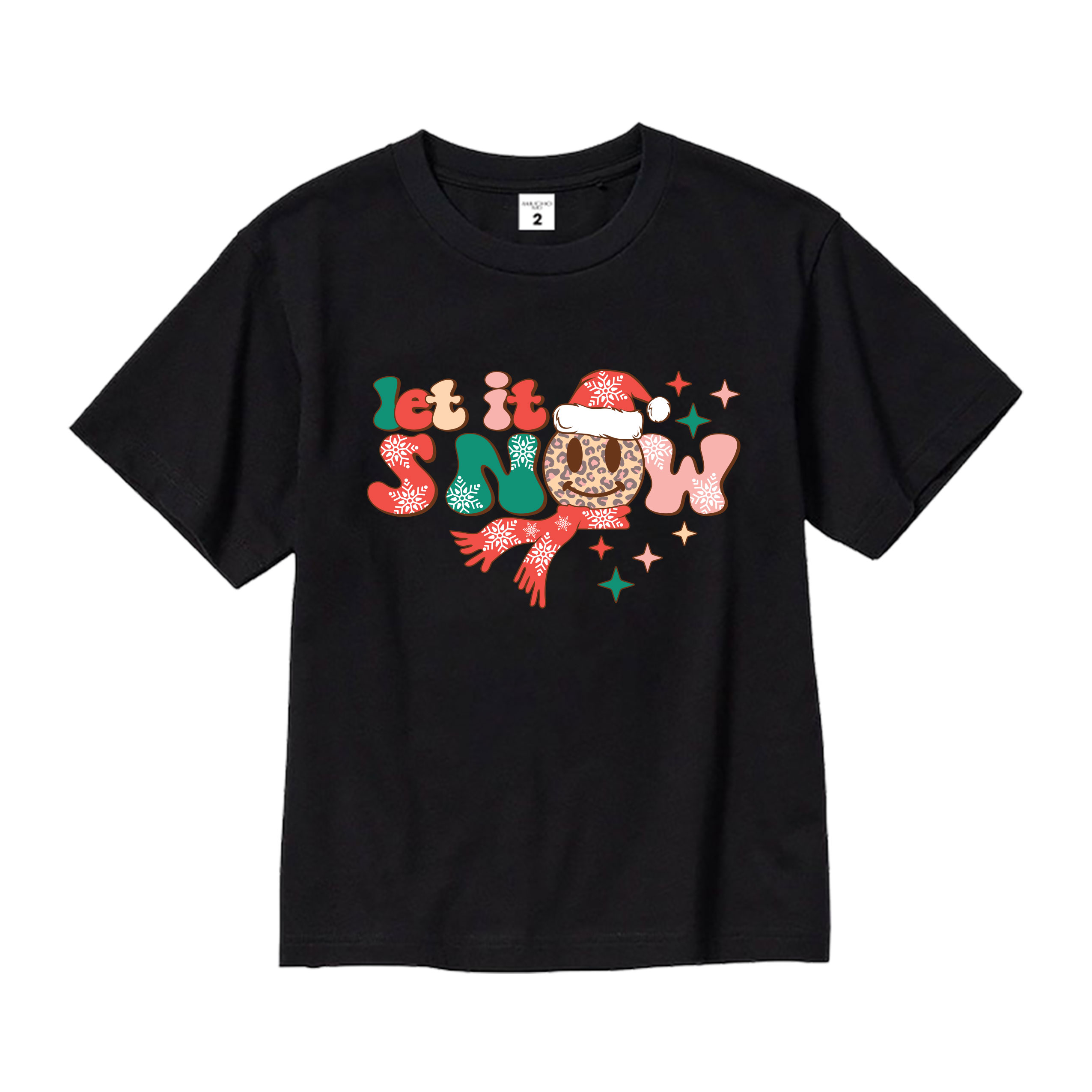 Áo thun bé gái giáng sinh noel from rộng chất vải cotton thoáng mát AED1712 Miucho Kid in graphic_thumbnail_11