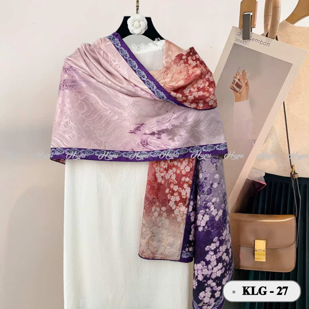 KHĂN LỤA GẤM CAO CẤP (KLG-27)