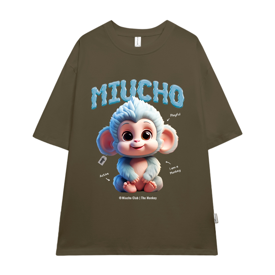 Áo thun form rộng 12 con giáp tuổi Thân (tuổi khỉ) ATD1243 Miucho tay ngắn cổ tròn in mix_thumbnail_24