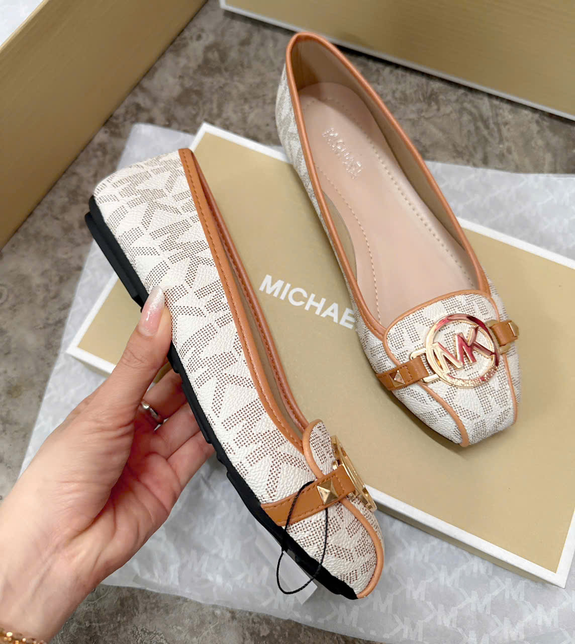 G145 GIÀY BÚP BÊ TRẮNG_thumbnail_3