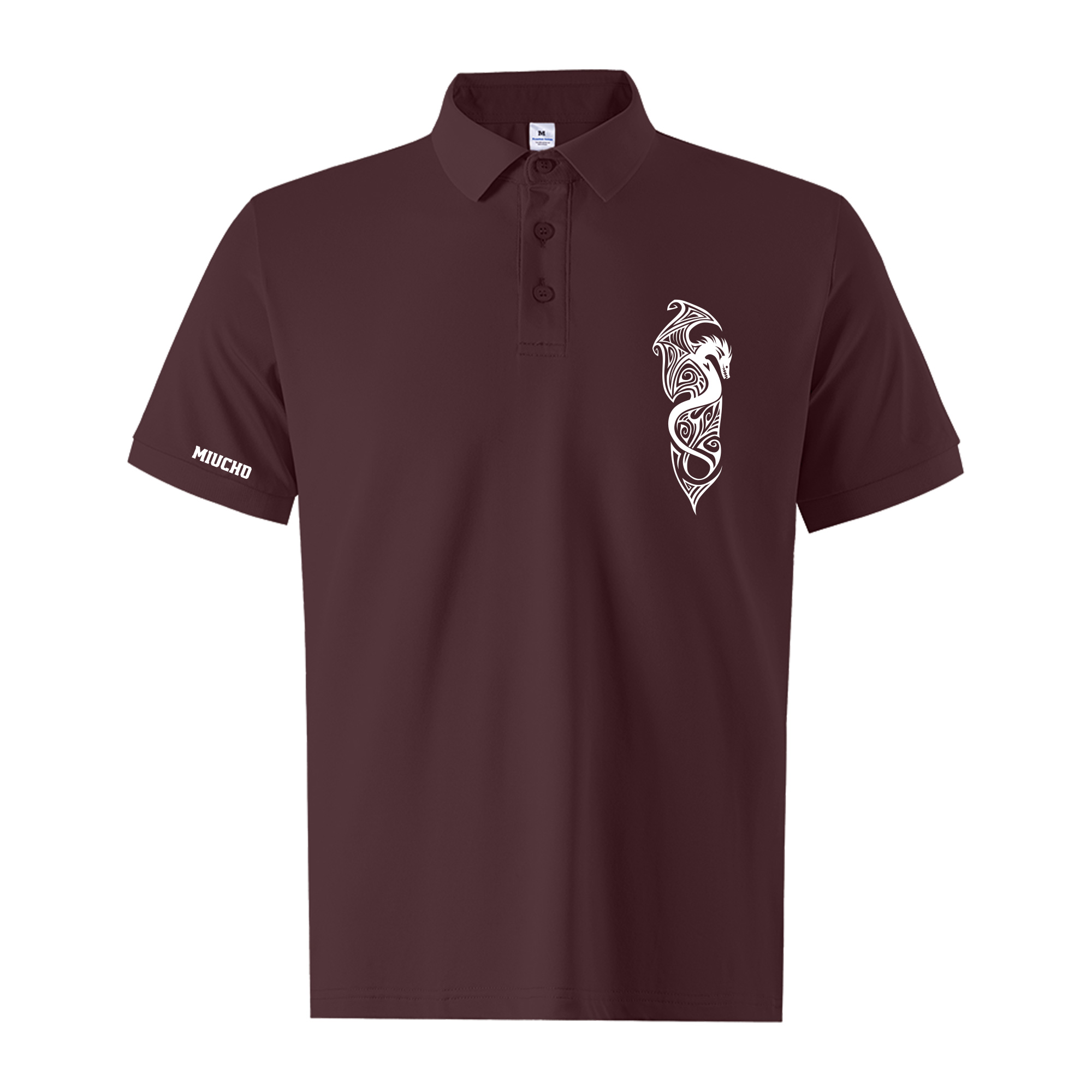 Áo polo nam big size form vừa 2062 Miucho Iconic vải cá sấu polyester thoáng mát in artwork_thumbnail_9