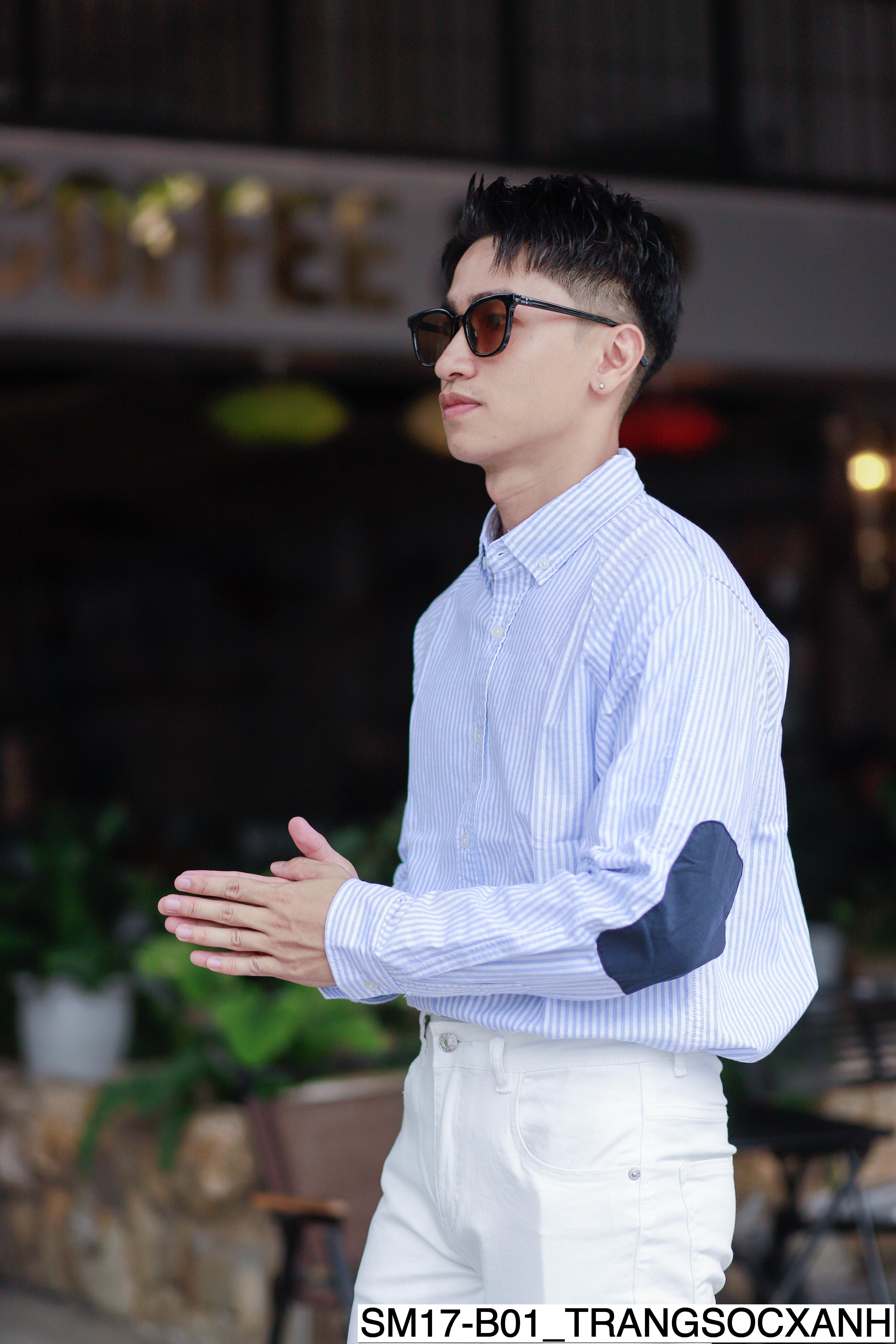 B01 SM17 - Áo sơ mi nam button-down cổ điển_thumbnail_2