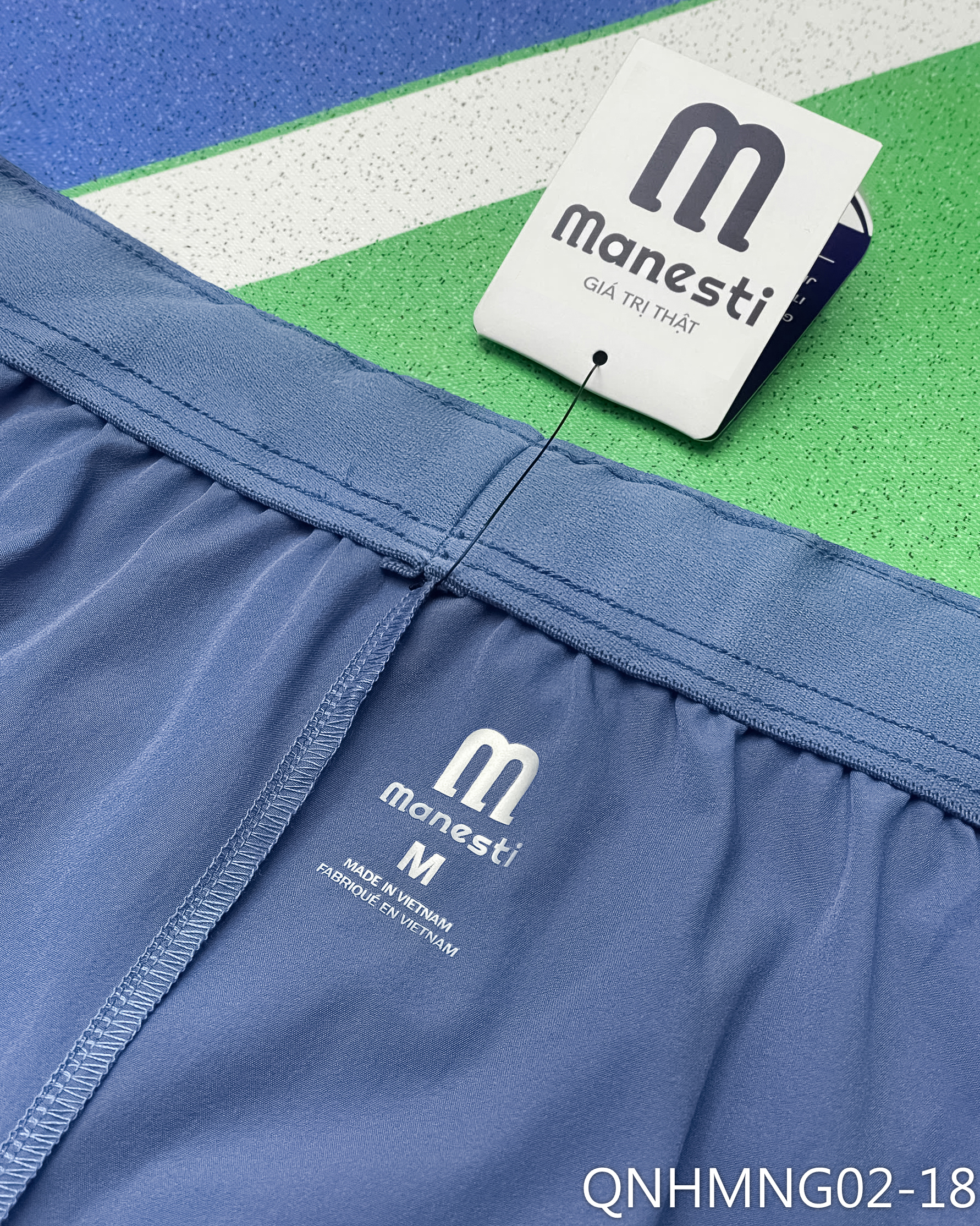 QUẦN NGẮN CHUN MANESTI GIÓ TRƠN VIỀN BO_thumbnail_39